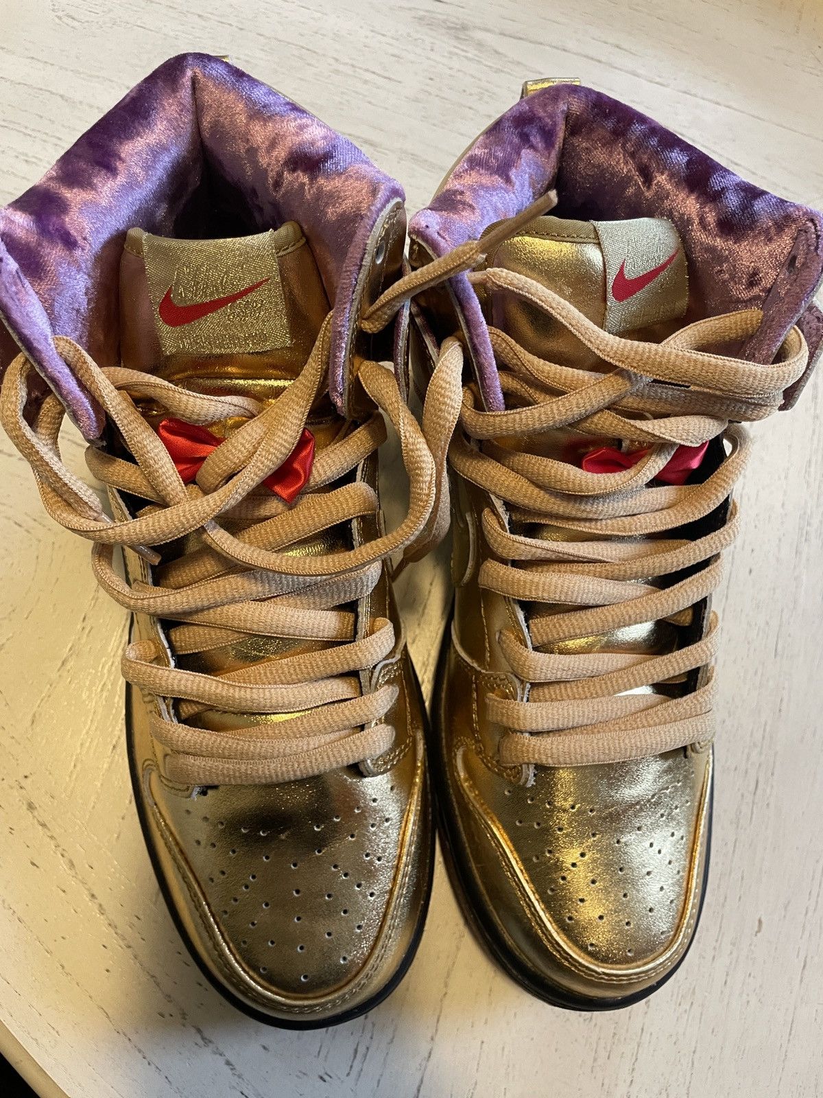 Nike 2018 Humidity x Dunk High SB 'Trumpet' Size US 8 / EU 41 - 4 Thumbnail