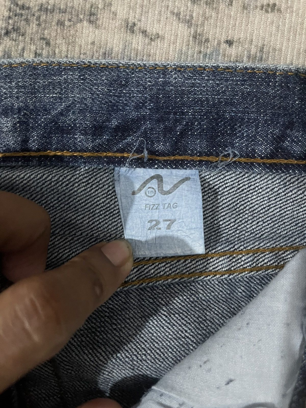 Japanese Brand Rare ! Vintage Acquaverde Traditional Flared Denim Jeans Size US 28 / EU 44 - 11 Thumbnail