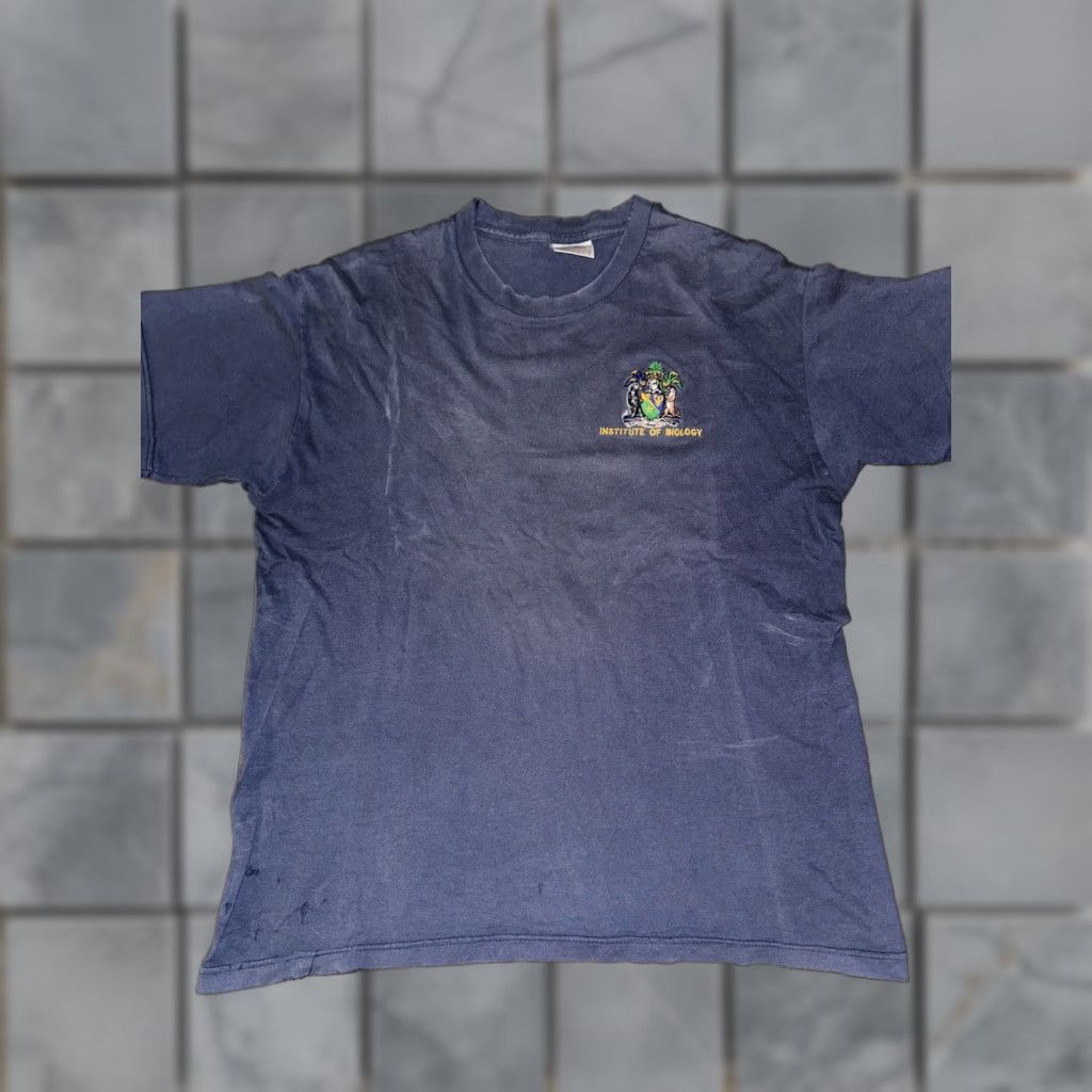 Fruit Of The Loom VINTAGE Fruit of the Loom Screen Stars T-Shirt Men M Blue Grey 21x25.5 Stars Size US M / EU 48-50 / 2 - 1 Thumbnail