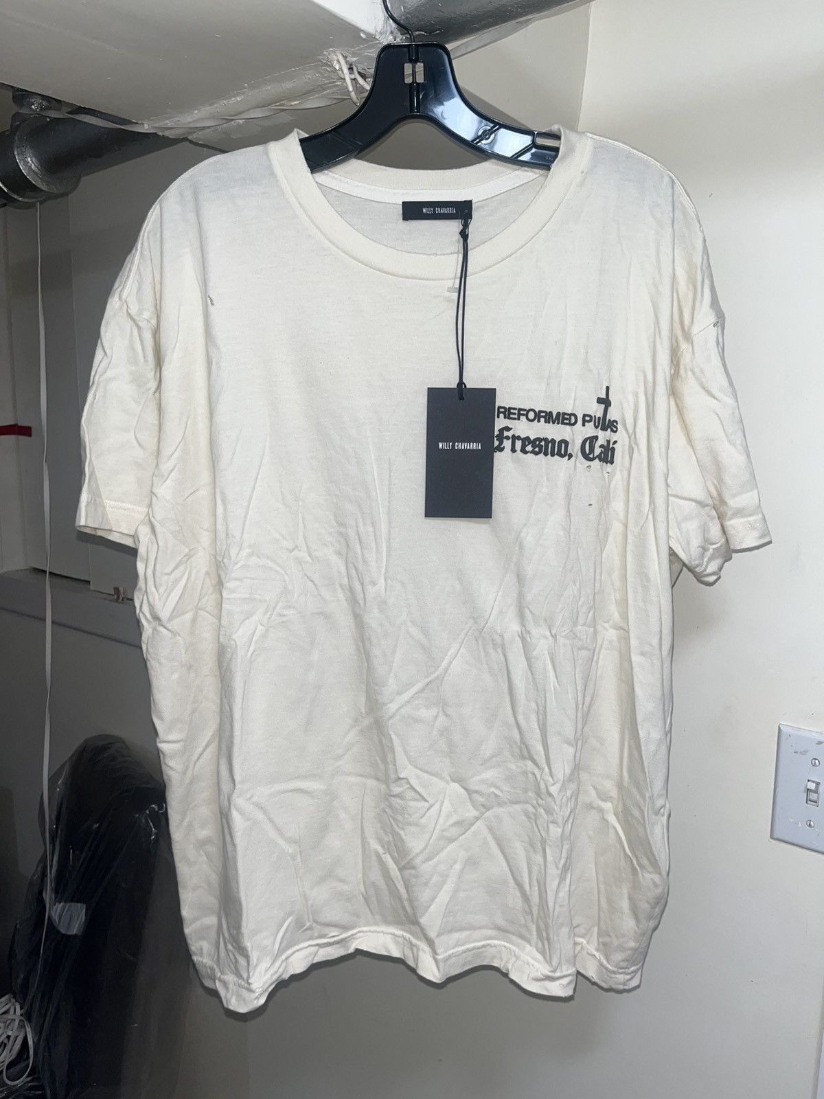 Willy Chavarria Willy Chavarria Reformed Putas Destroyed Easy Tee Sz XL Size US XL / EU 56 / 4 - 15 Thumbnail