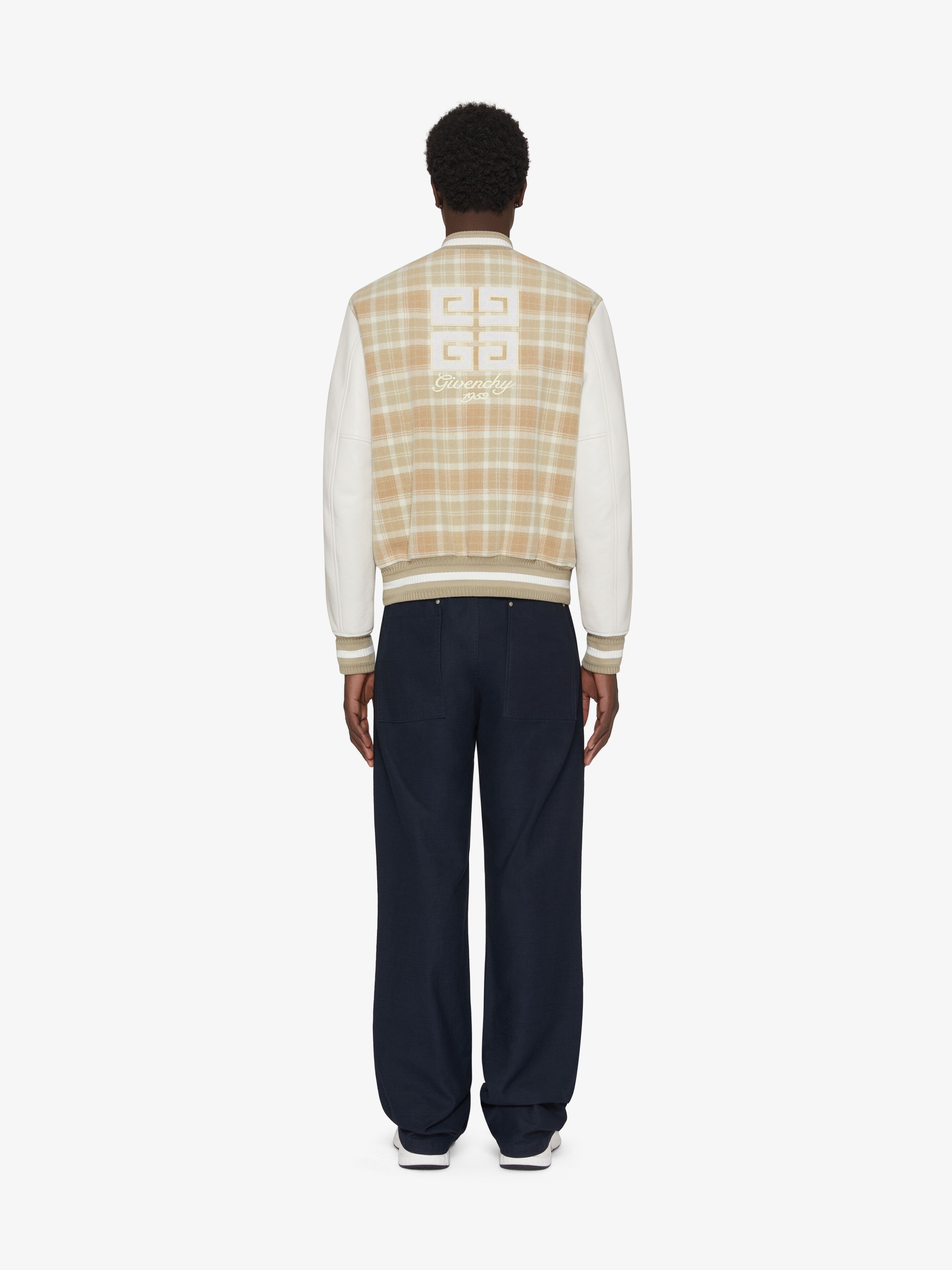 Givenchy o1w1db10925 Check Classic Varsity Jacket in Multicolor Size US M / EU 48-50 / 2 - 4 Thumbnail