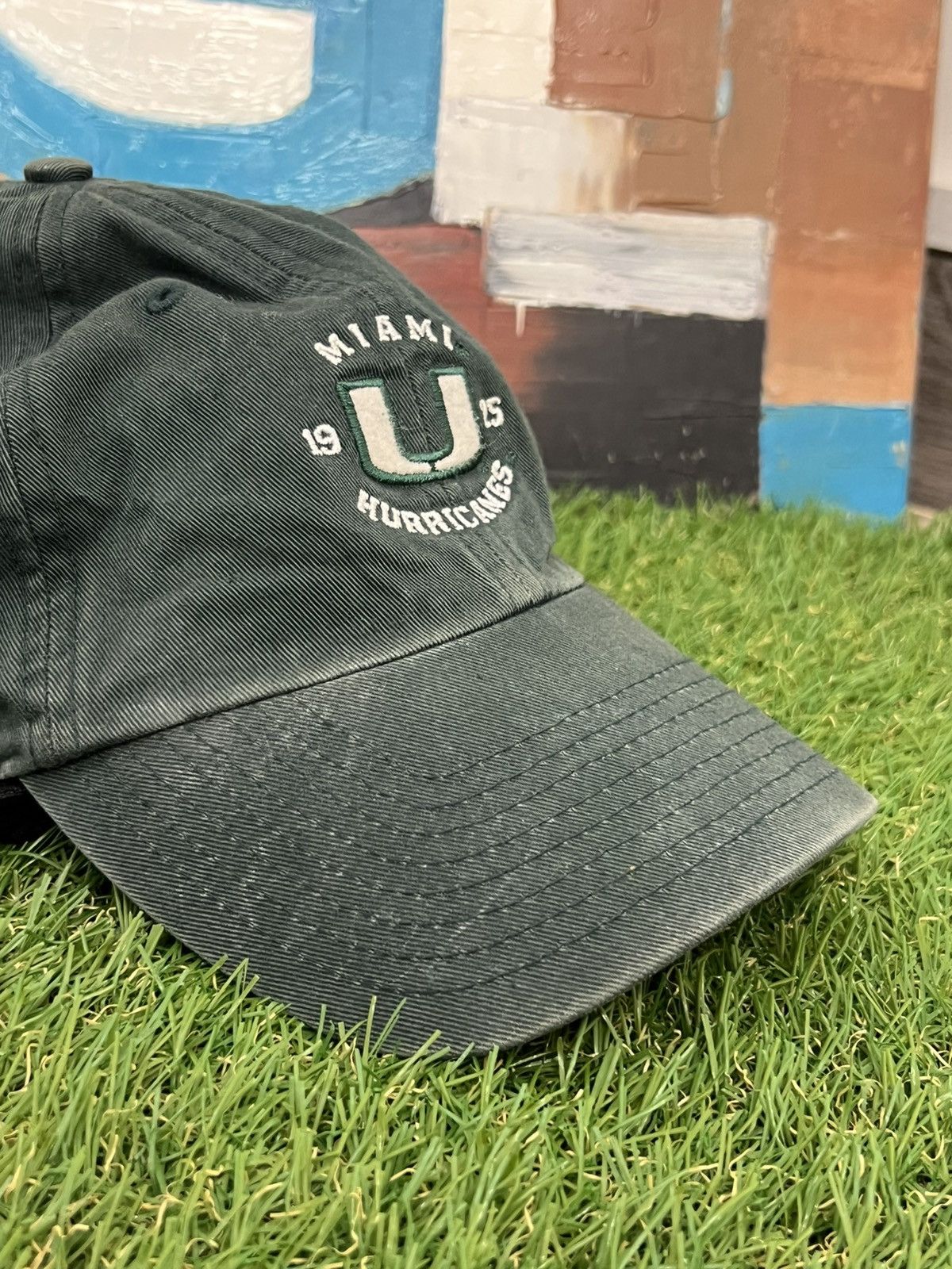NCAA × Starter × Vintage Vintage Miami Hurricanes Starter Cap green Size ONE SIZE - 5 Thumbnail