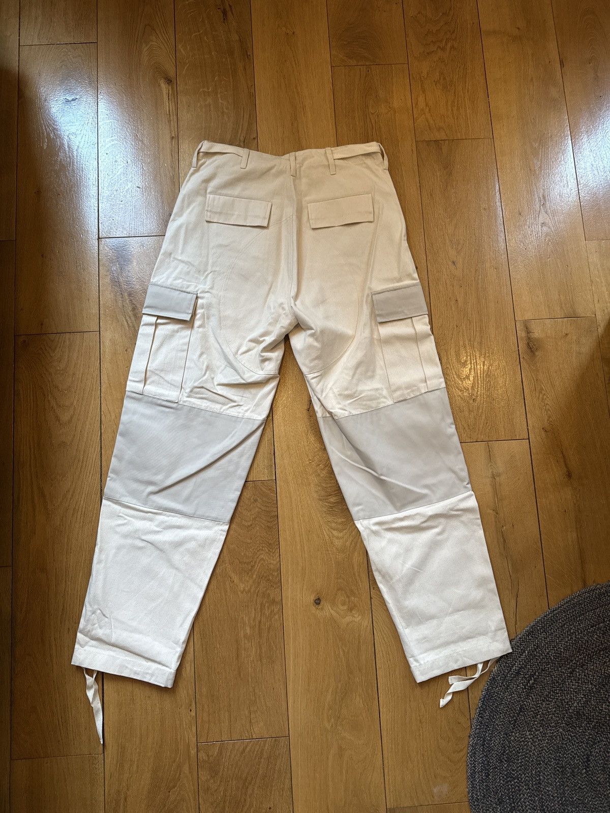Drole De Monsieur White and gray cargo pant Size US 32 / EU 48 - 5 Thumbnail