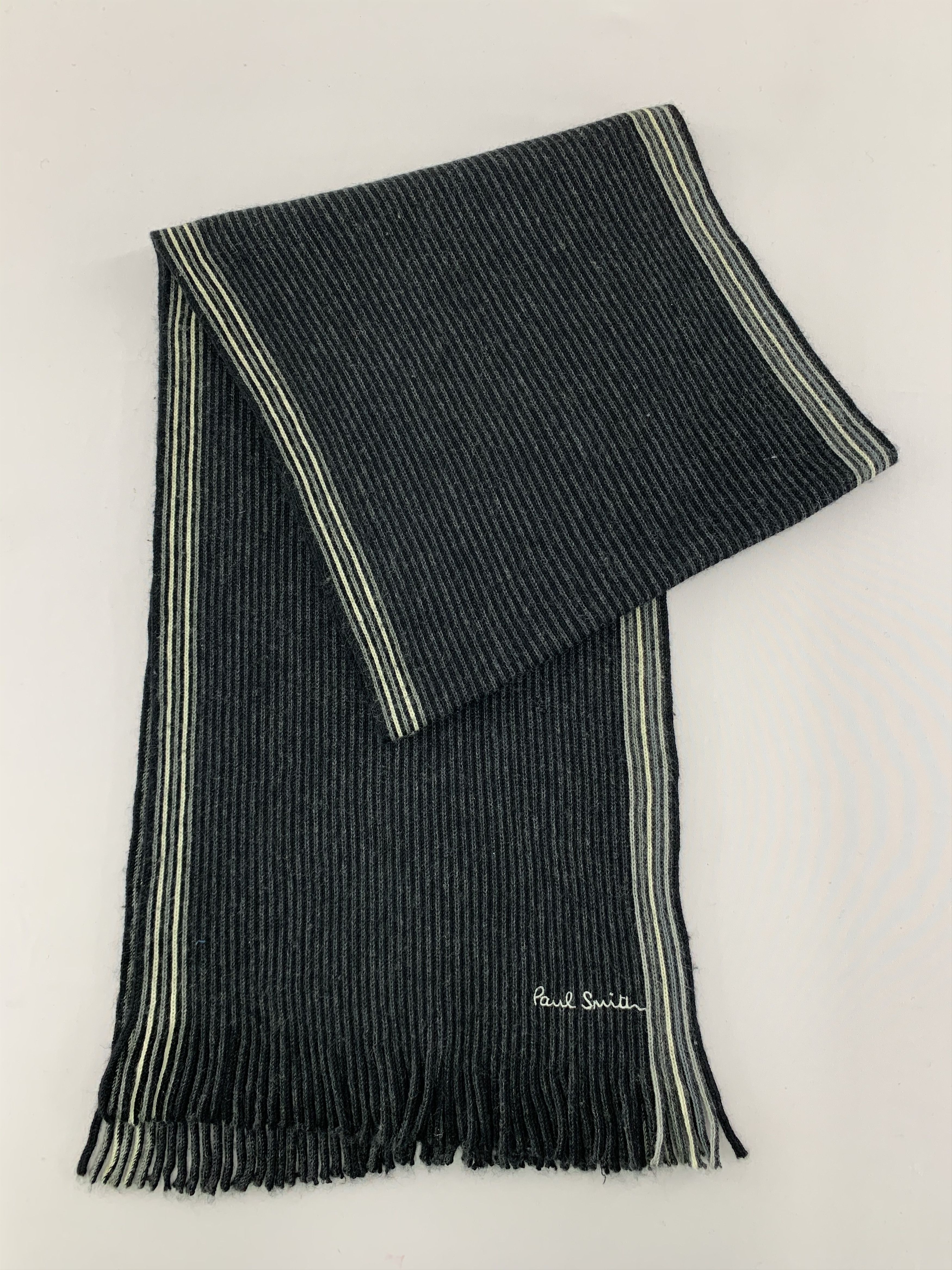 Paul Smith Paul Smith Scarf Wool Muffler Neck Wrap BL5033 Size ONE SIZE - 2 Thumbnail