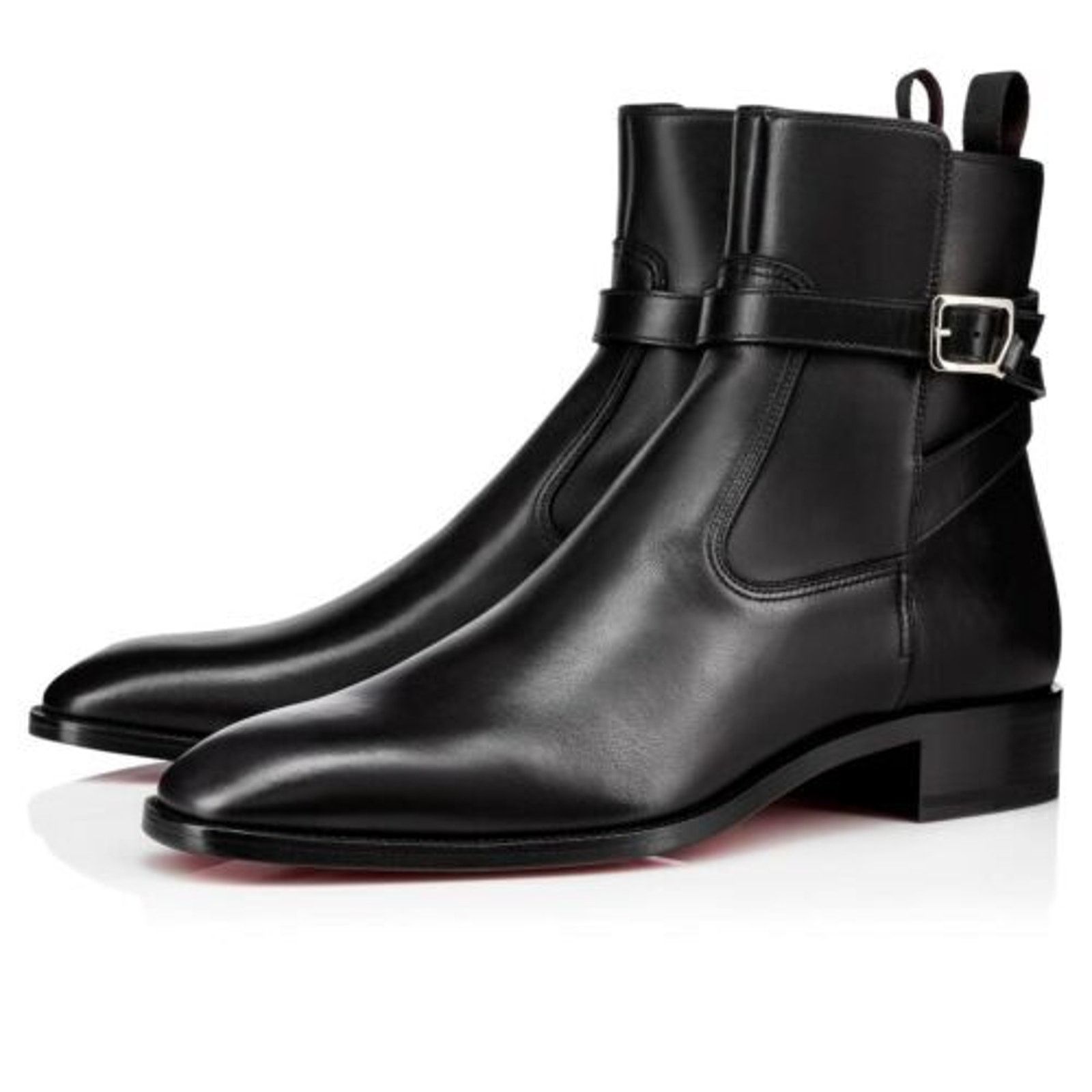Christian Louboutin Christian Louboutin Mens Leather High Jodhpur Boot 39 6 Size US 6 / EU 39 - 1 Thumbnail