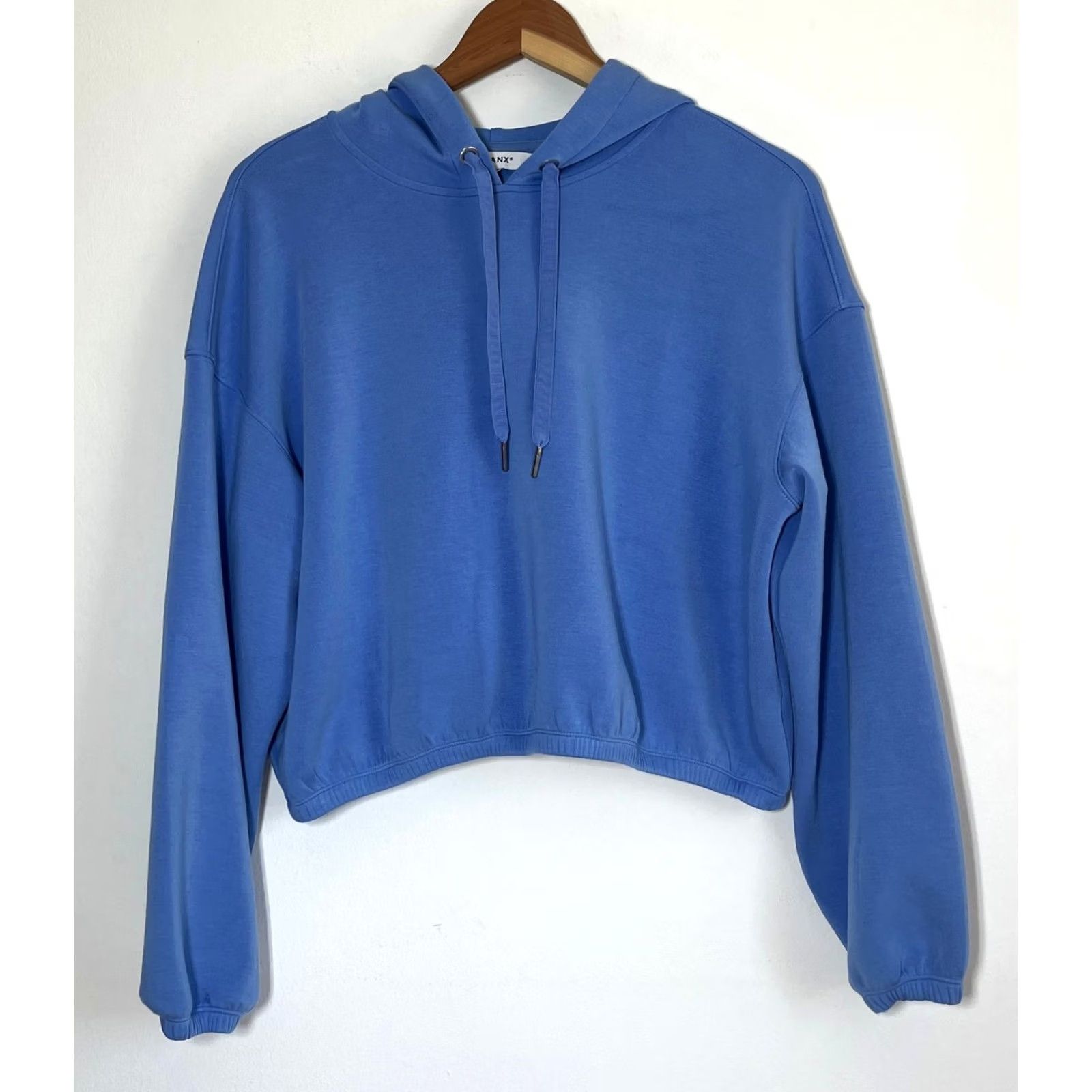 Spanx SPANX Women’s AirEssentials Blue Hoodie M Shirt Pullover Hooded Lightweight Stretch Womens Boys? Size M / US 6-8 / IT 42-44 - 2 Thumbnail