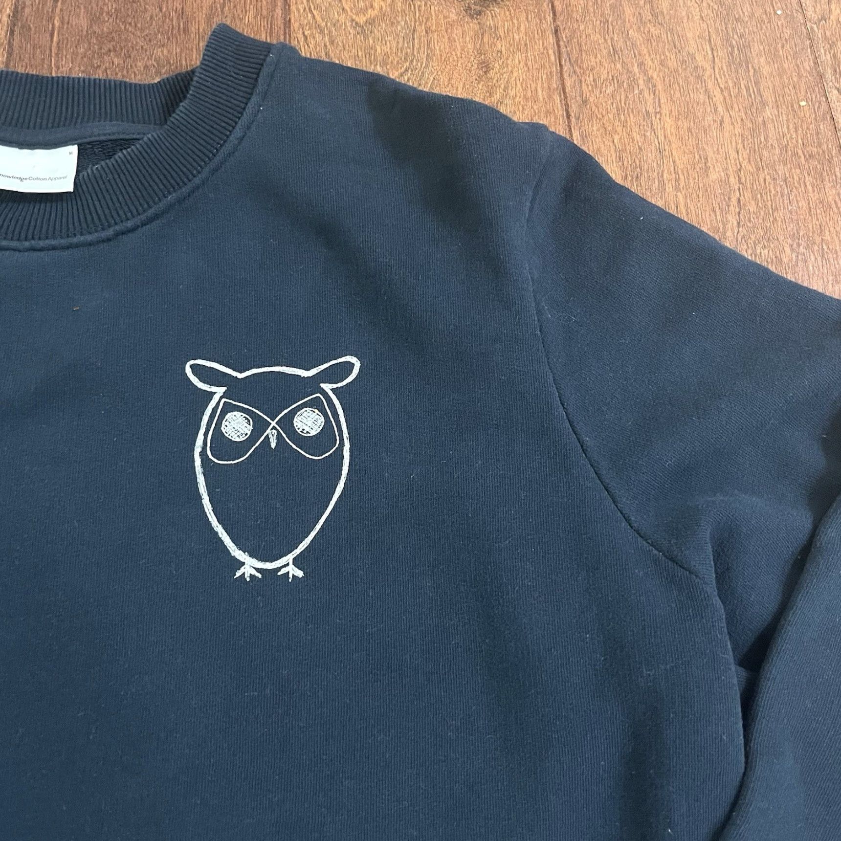 Vintage Knowledge Cotton Apparel Sweatshirt Navy Crewneck Mens Medium Organic Cotton Size US M / EU 48-50 / 2 - 7 Thumbnail
