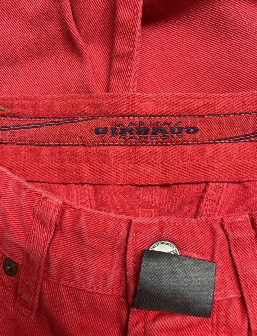 Marithe + Francois Girbaud Marithe Francois Girbaud Red Denim Jeans Size US 29 - 7 Thumbnail