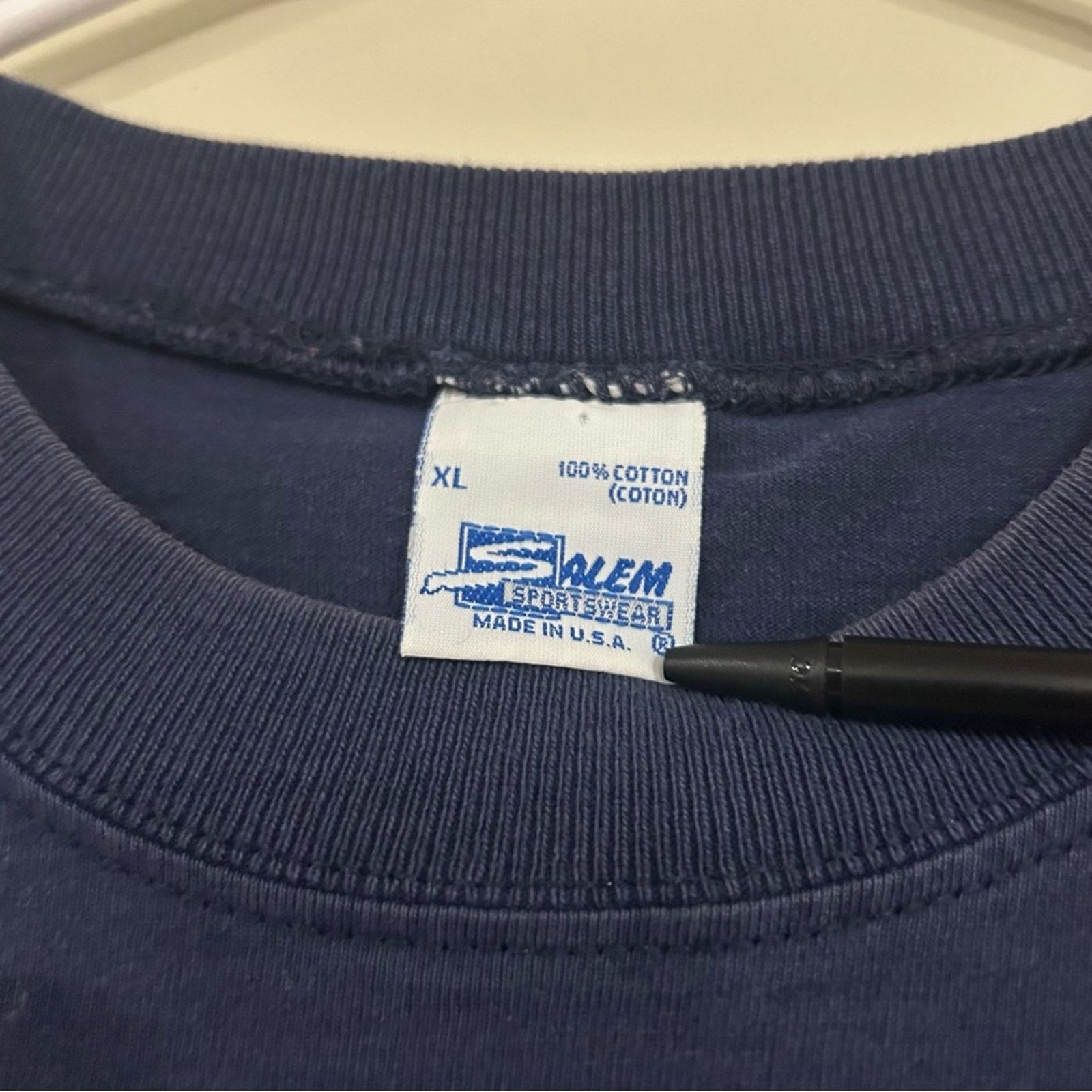 Salem Sportswear Vintage Michigan Wolverines Basketball Shirt Size US XL / EU 56 / 4 - 3 Thumbnail