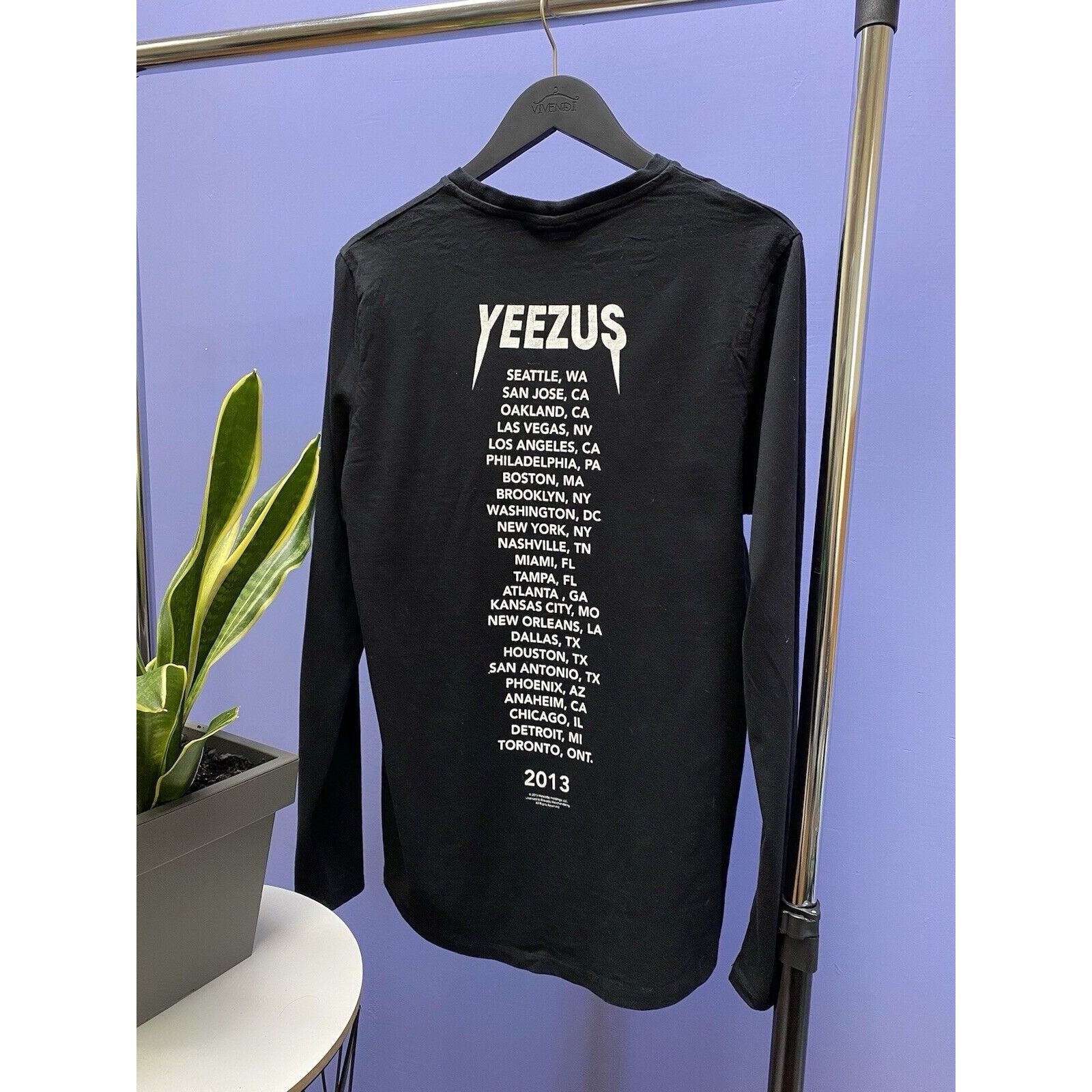 Asos × Kanye West KANYE WEST x ASOS YEEZUS Us Tour Long Sleeve L Black Men Size US L / EU 52-54 / 3 - 10 Thumbnail