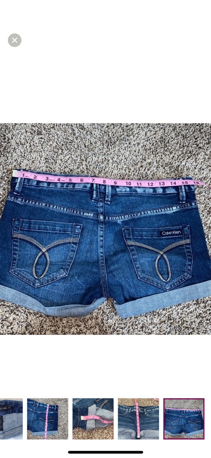 Calvin Klein Calvin Klein jeans denim shorts size 4 Size 27" / US 4 / IT 40 - 7 Thumbnail