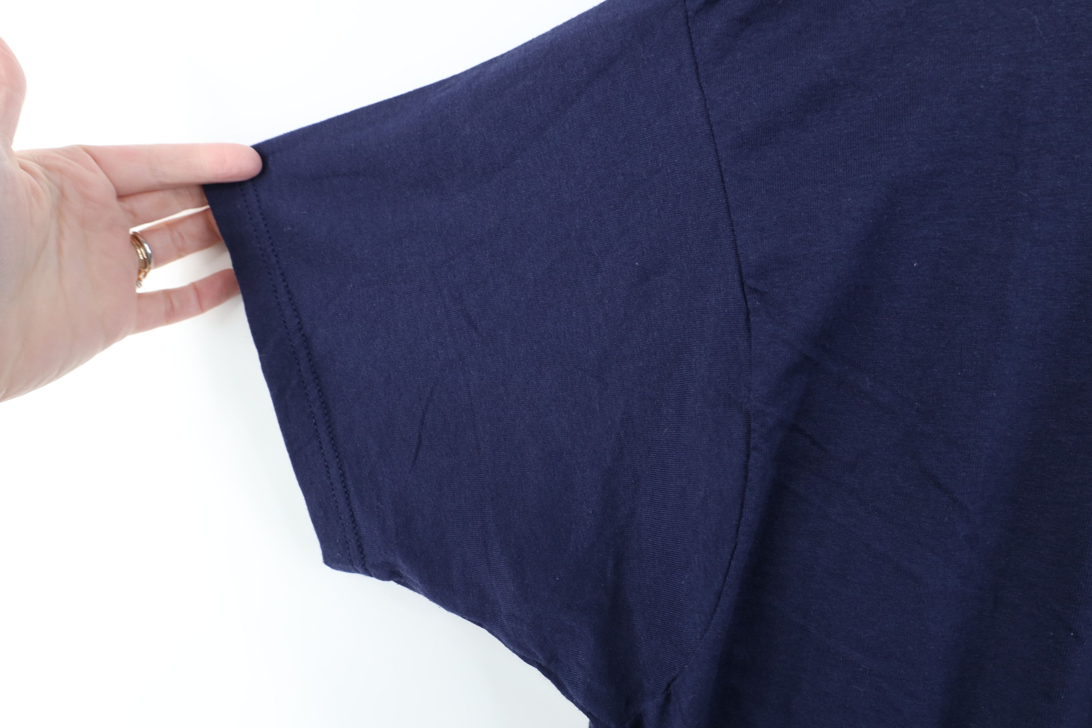 Vintage Vintage 90s Streetwear Pocket Short Sleeve T-Shirt Navy Blue Size US XXL / EU 58 / 5 - 9 Thumbnail