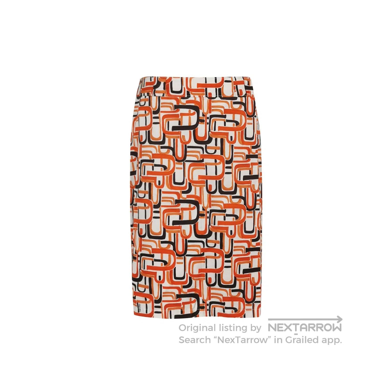 Prada Prada Colorful Cotton Print Skirt . Size 37" - 1 Thumbnail