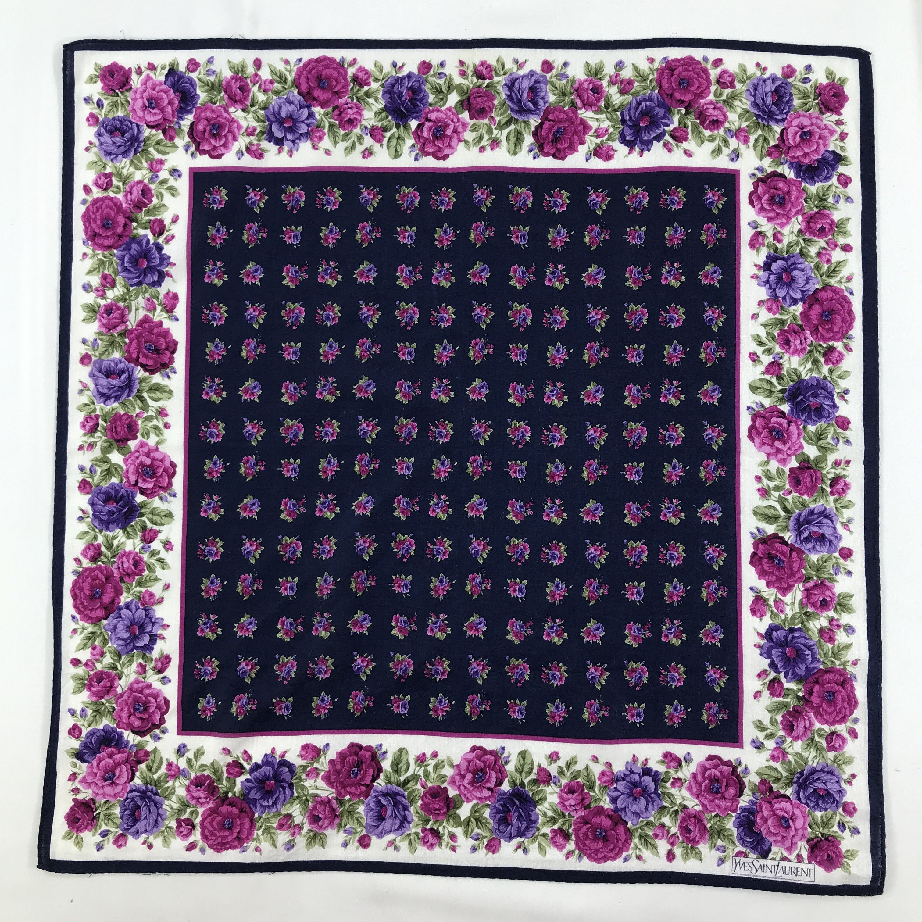 Yves Saint Laurent Bandana / Handkerchief/Neckerchief -S1584