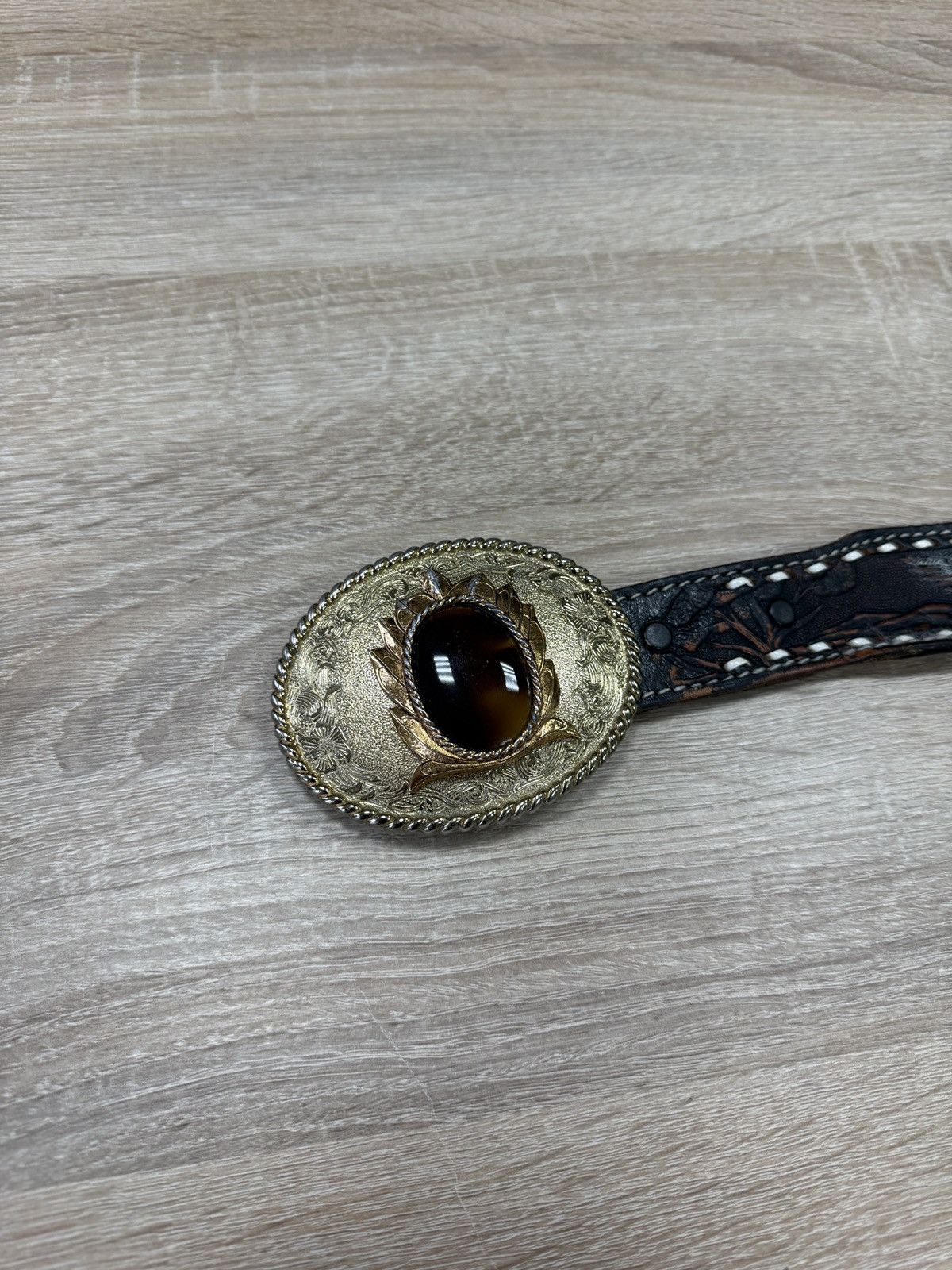 Cowboy Equipment 🇺🇸 Vintage 1978 Cowboy Raintree Belt Western BB Simon Style Size ONE SIZE - 5 Thumbnail