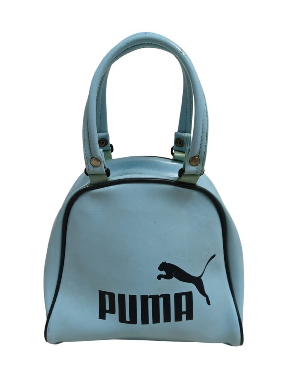 Puma × Vintage 🔥Vintage 80s Puma Leather Logo Handle Bag Size ONE SIZE - 1 Thumbnail