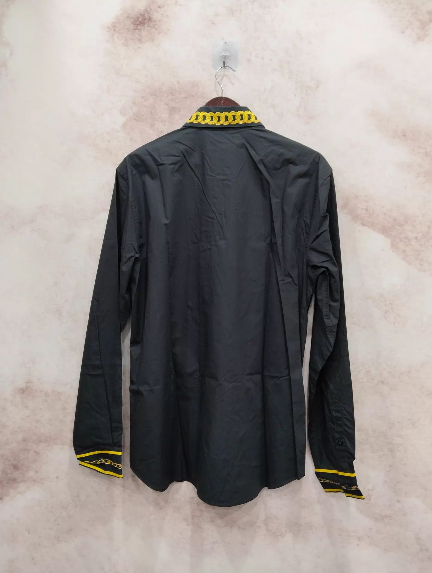 Versace Jeans Couture VJC Logo Embroidery Chain Print Longsleeve Shirt XL Size US XL / EU 56 / 4 - 2 Thumbnail