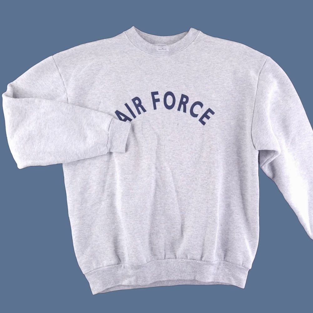 Vintage CAC Sweatshirt Mens Medium Gray Air Force Pullover Crewneck Size US M / EU 48-50 / 2 - 1 Thumbnail
