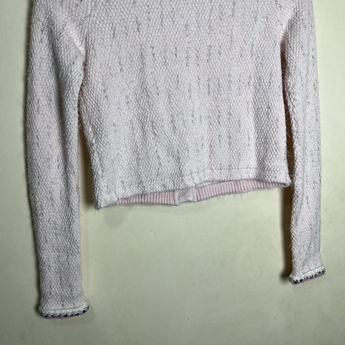 Self-Portrait Self-Portrait Melange Knit Tweed Cardigan Size S / US 4 / IT 40 - 19 Thumbnail