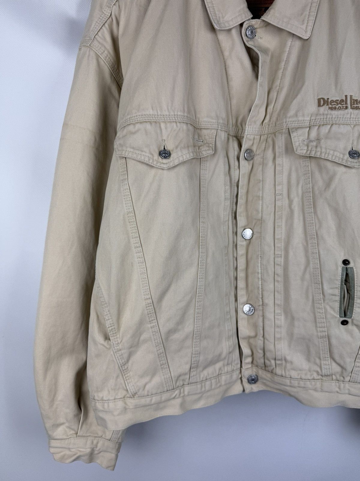 Diesel Diesel Industry Vintage Quilted Lined Trucker Jacket Size XL Size US XL / EU 56 / 4 - 7 Thumbnail
