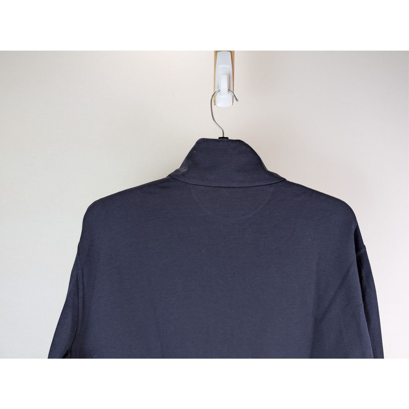 Brunello Cucinelli o1rshd1 cc20 Hi-Neck Zipper Sweatshirt in Blue Size US M / EU 48-50 / 2 - 11 Thumbnail