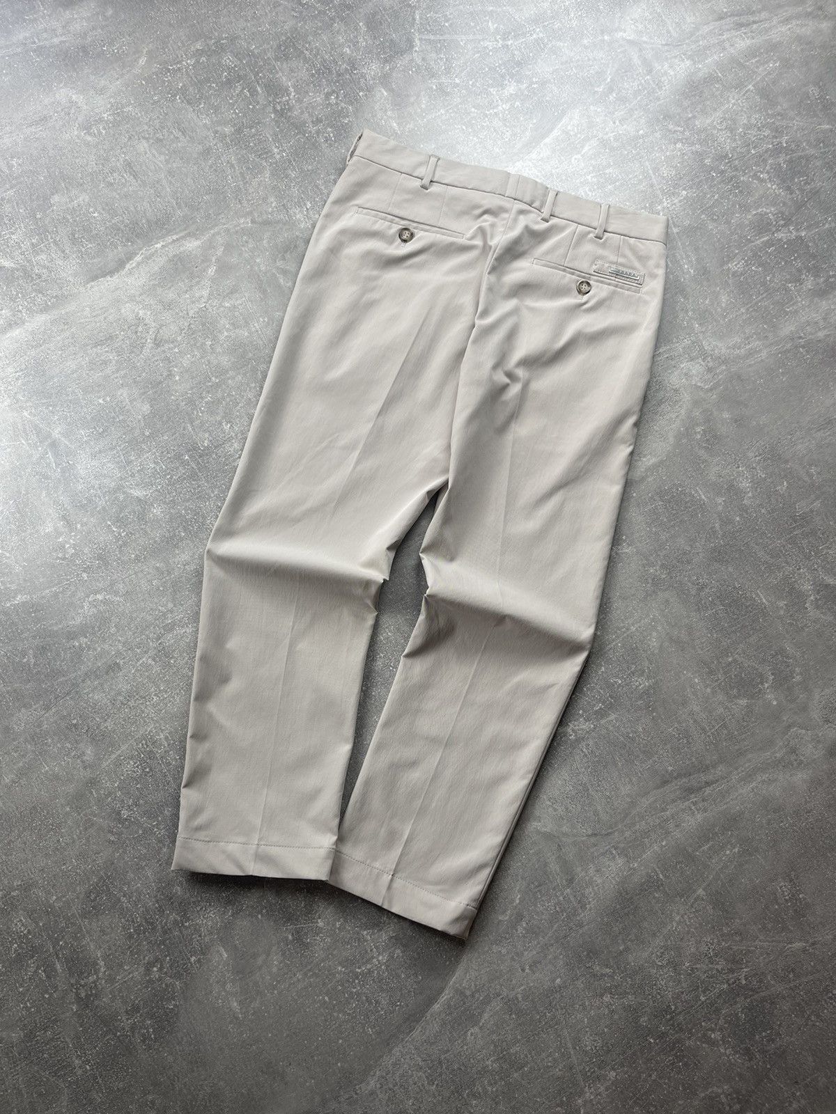 Prada Prada Milano Women’s Pants Beige Slim Fit Cropped Trousers Size 30" / US 8 / IT 44 - 1 Thumbnail