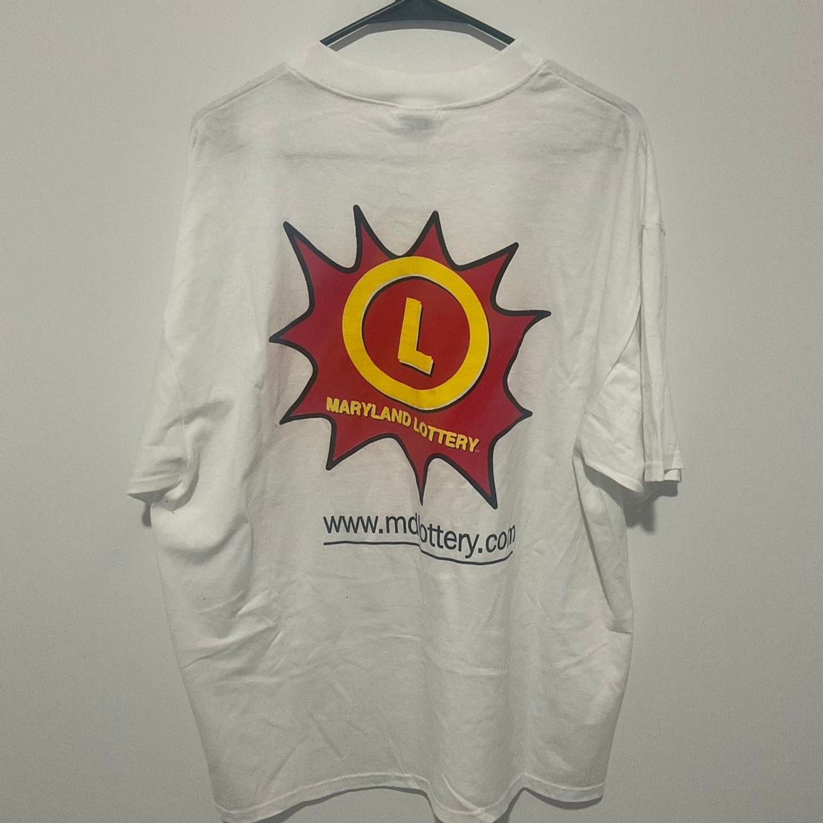 Hanes × Vintage Vintage Y2K Rocky Gap Maryland Lottery Tee - XL Size US XL / EU 56 / 4 - 4 Thumbnail
