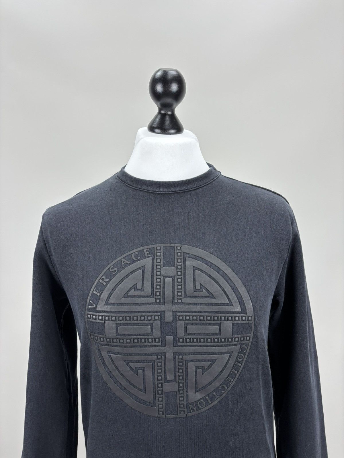 Designer × Versace Mens sweatshirt Versace Collection Size S Color Black Size US S / EU 44-46 / 1 - 3 Thumbnail