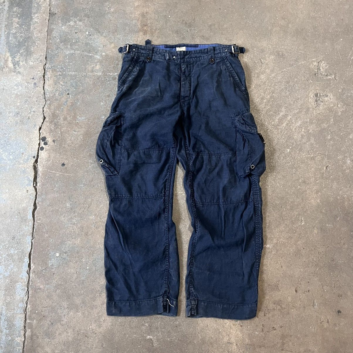 image of Archival Clothing x Polo Ralph Lauren Vintage 1990S Polo Ralph Laurent Paratrooper Cargo Pants in B