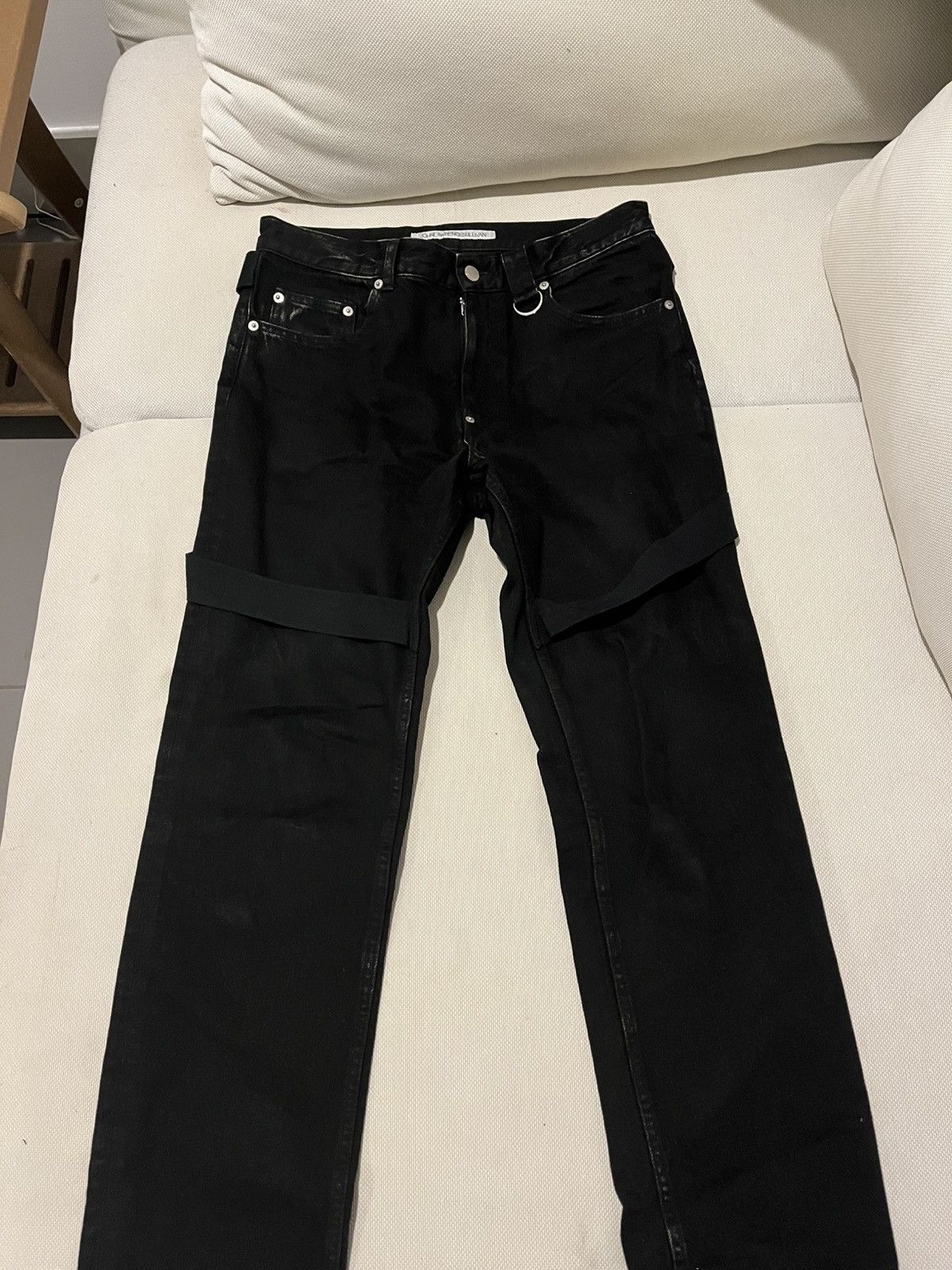 JOHN LAWRENCE SULLIVAN Strap Leg jeans Size US 30 / EU 46 - 1 Thumbnail
