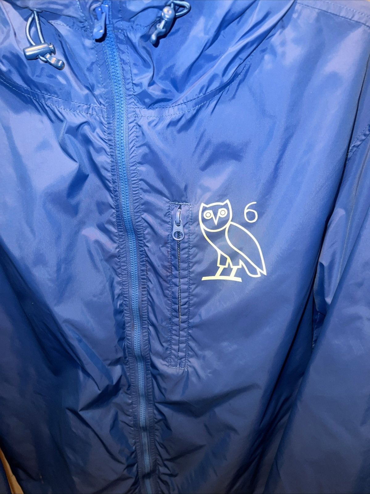 October's Very Own Mens OVO Blue windbreaker Size Medium Size US M / EU 48-50 / 2 - 7 Thumbnail