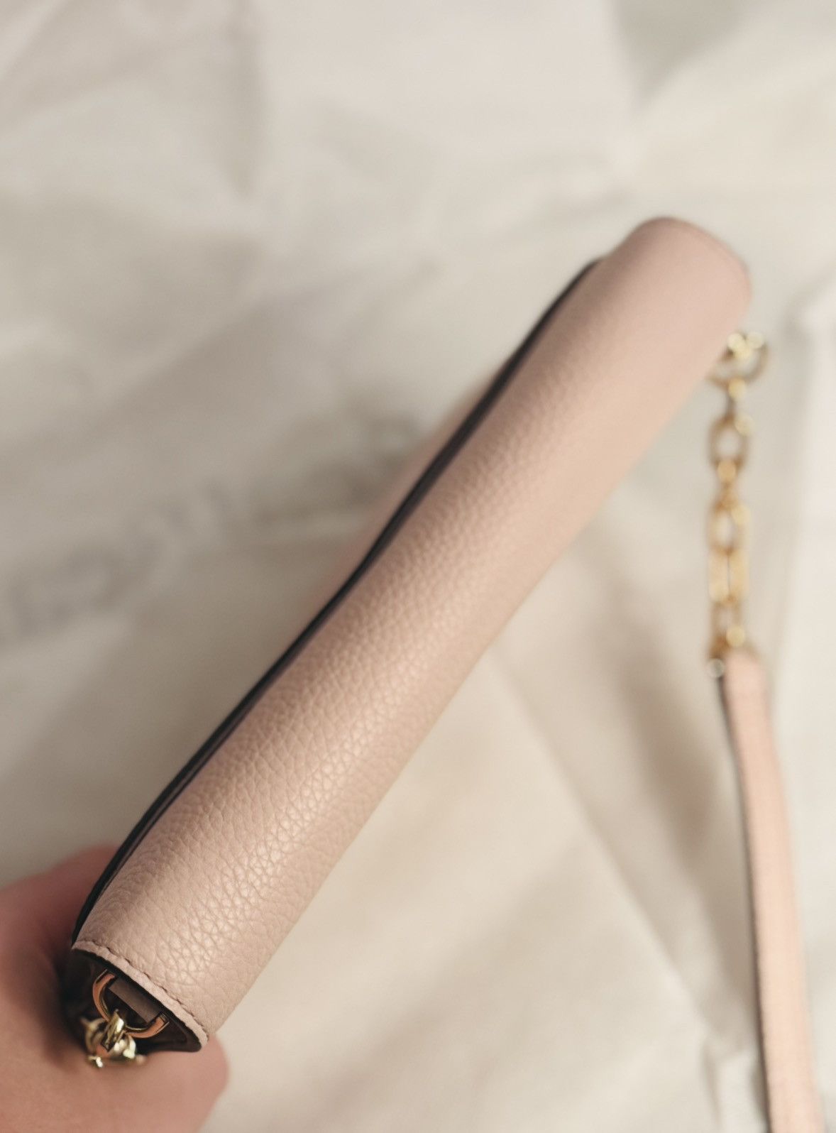 Tory Burch Tory Burch Georgia pebbled Crossbody in light pink Size ONE SIZE - 8 Thumbnail
