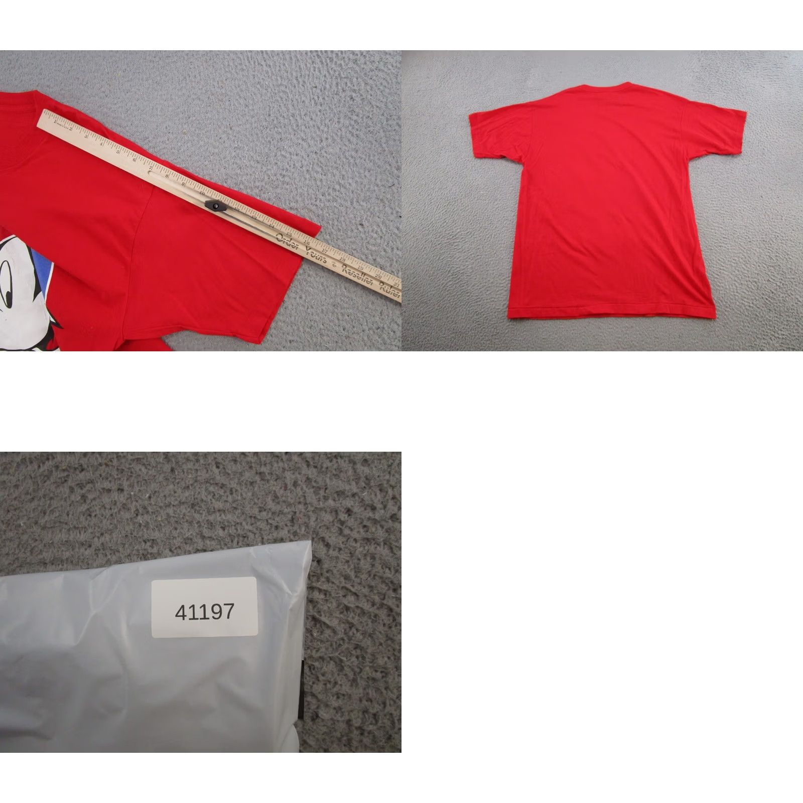Mickey Unlimited Mickey Unlimited Star Logo Graphic Tee T-Shirt Mens XL Red 90s Retro Logo Mickey Mouse 90s Size US XL / EU 56 / 4 - 8 Thumbnail