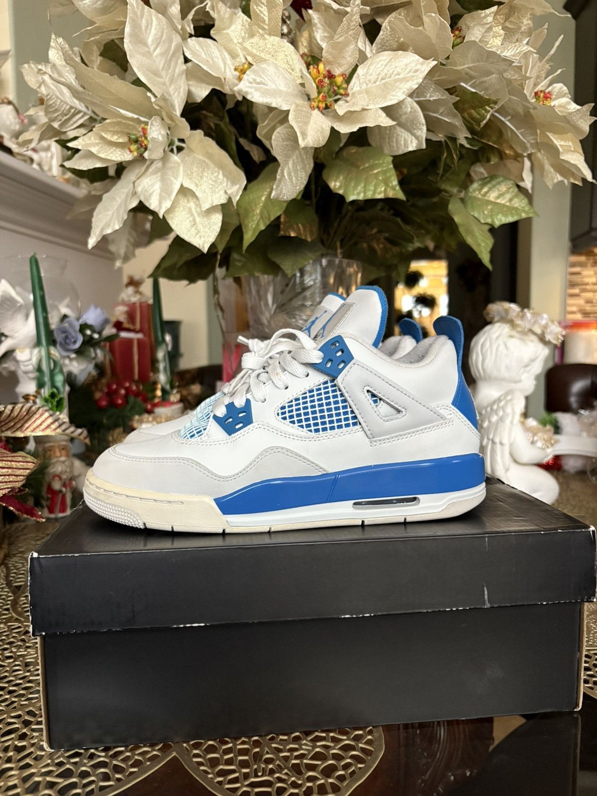 Jordan 4 Military Blue’s 2012 with Box