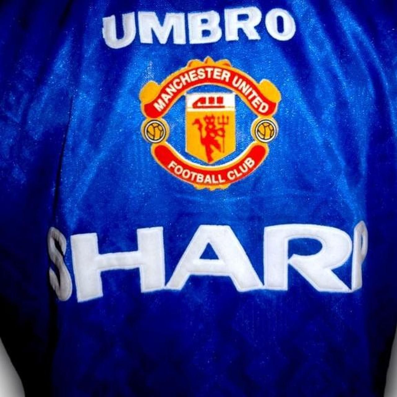 Umbro Manchester united England 1992 1994 Rare Training Shirt Size US XL / EU 56 / 4 - 2 Thumbnail