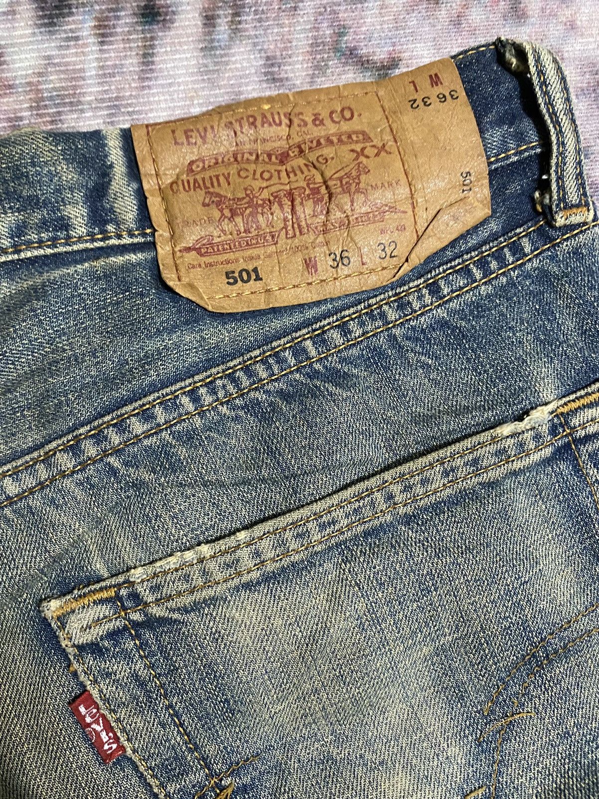 Levi's × Vintage Levi’s 501 Jeans Size US 36 / EU 52 - 3 Thumbnail