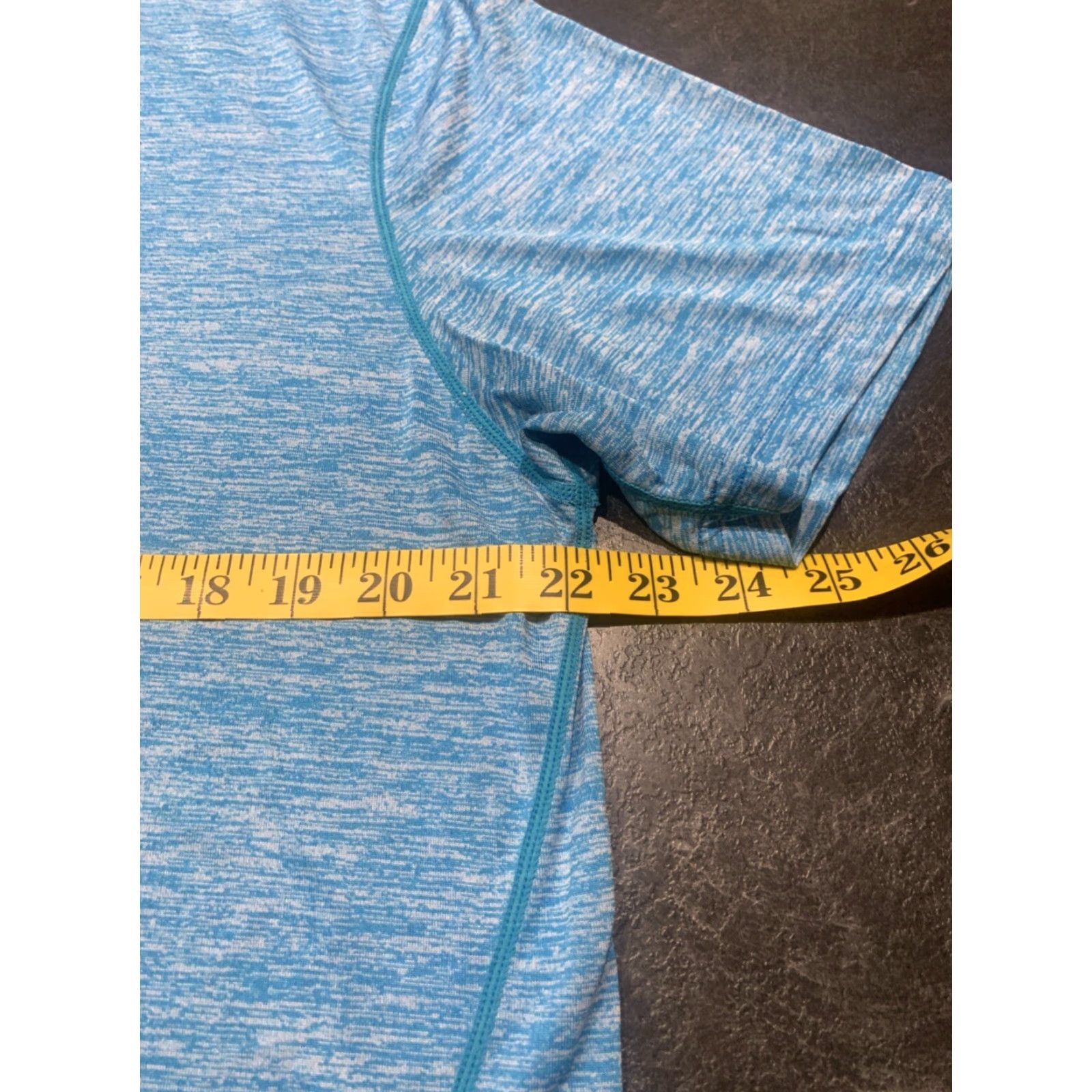Under Armour UNDER ARMOUR HeatGear Men’s T-Shirt XL Blue Heathered Short Sleeve Crew Neck Logo Moisture Wicking Athletic Run Fit Size US XL / EU 56 / 4 - 7 Thumbnail