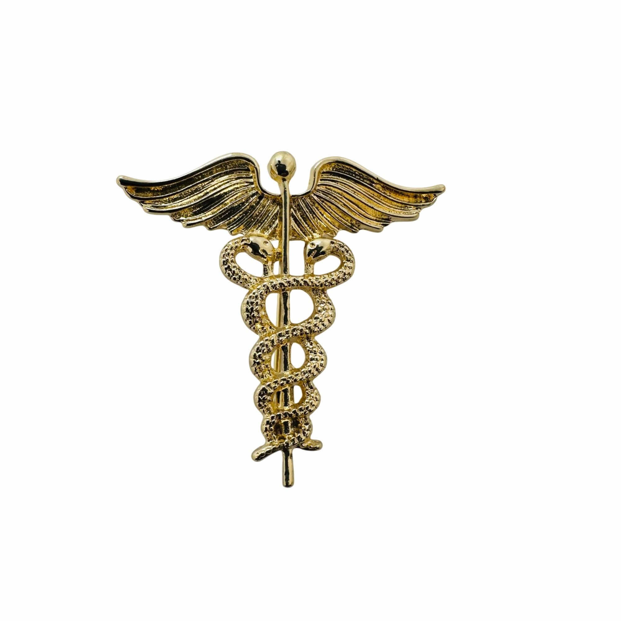 Other 🤩Pin Staff of Hermes Caduceus Medical Doctor Symbol of Medi Size ONE SIZE - 3 Thumbnail