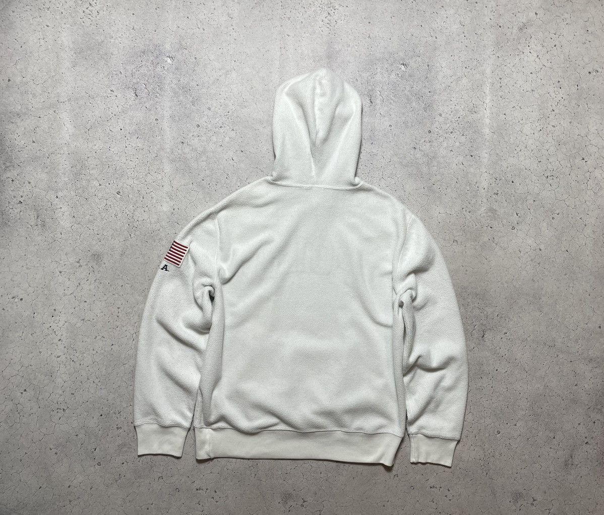 Polo Ralph Lauren Polo Ralph Lauren USA Big Logo Y2K Fleece White Hoodie Size US L / EU 52-54 / 3 - 2 Thumbnail
