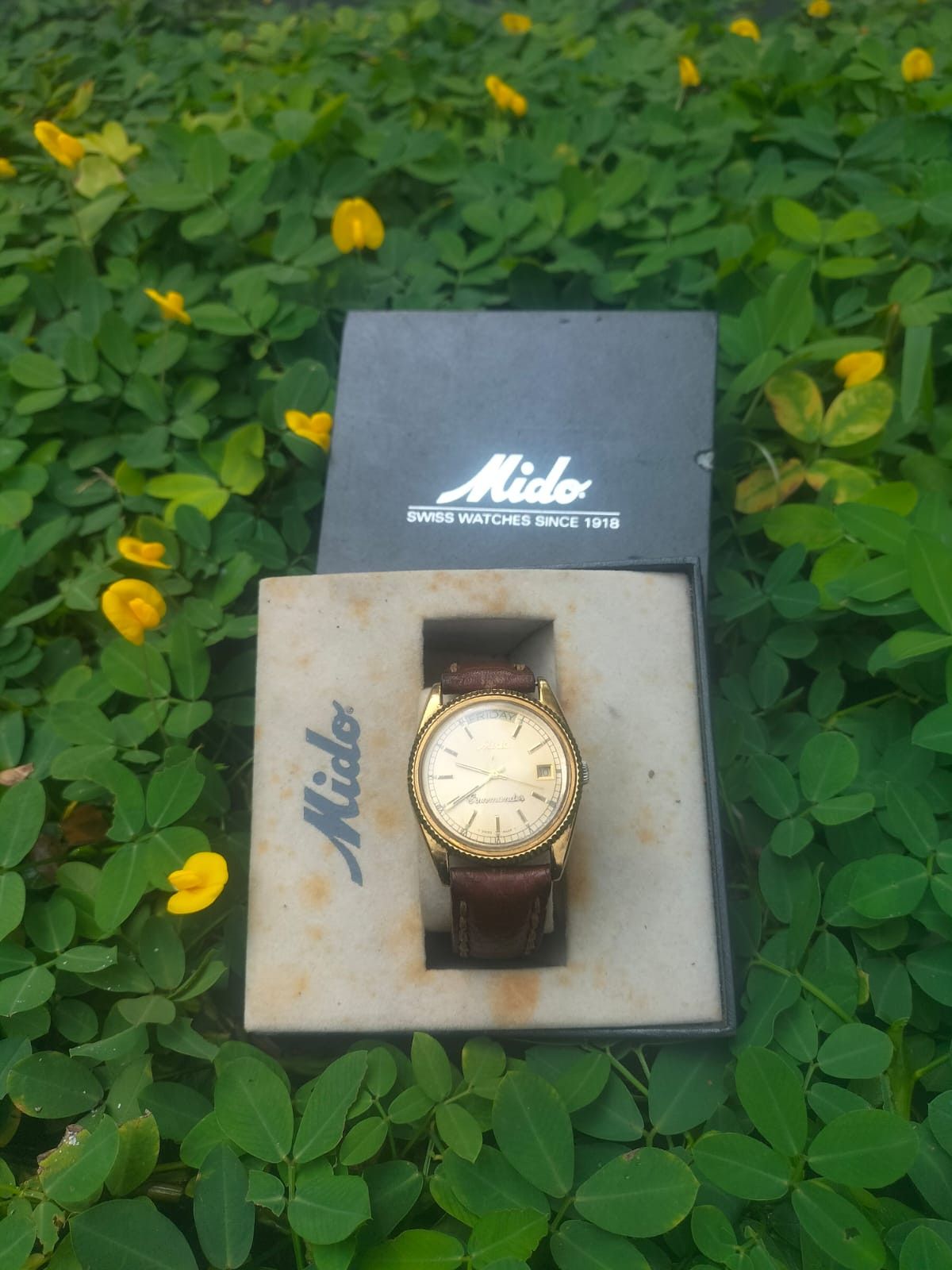 Mido commander gold vintage