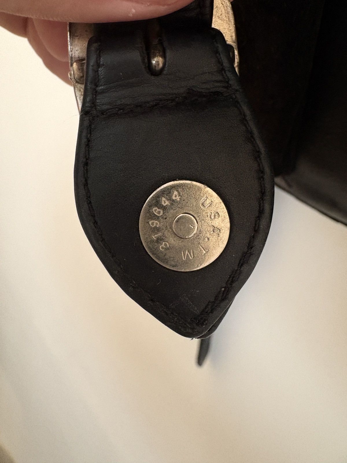 Chrome Hearts Chrome Hearts Suede & leather Backpack w/Sterling silver Size ONE SIZE - 10 Thumbnail