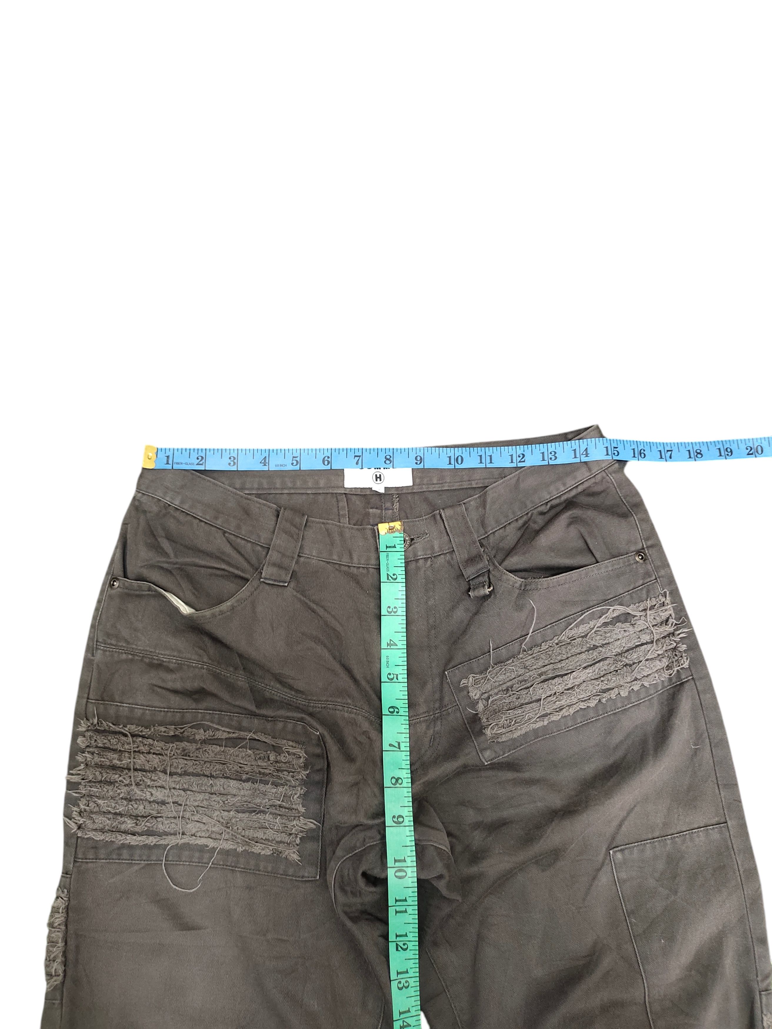 Yohji Yamamoto Gomme Homme By Yohji Yamamoto Patchwork Trouser Pants Size US 30 / EU 46 - 13 Thumbnail
