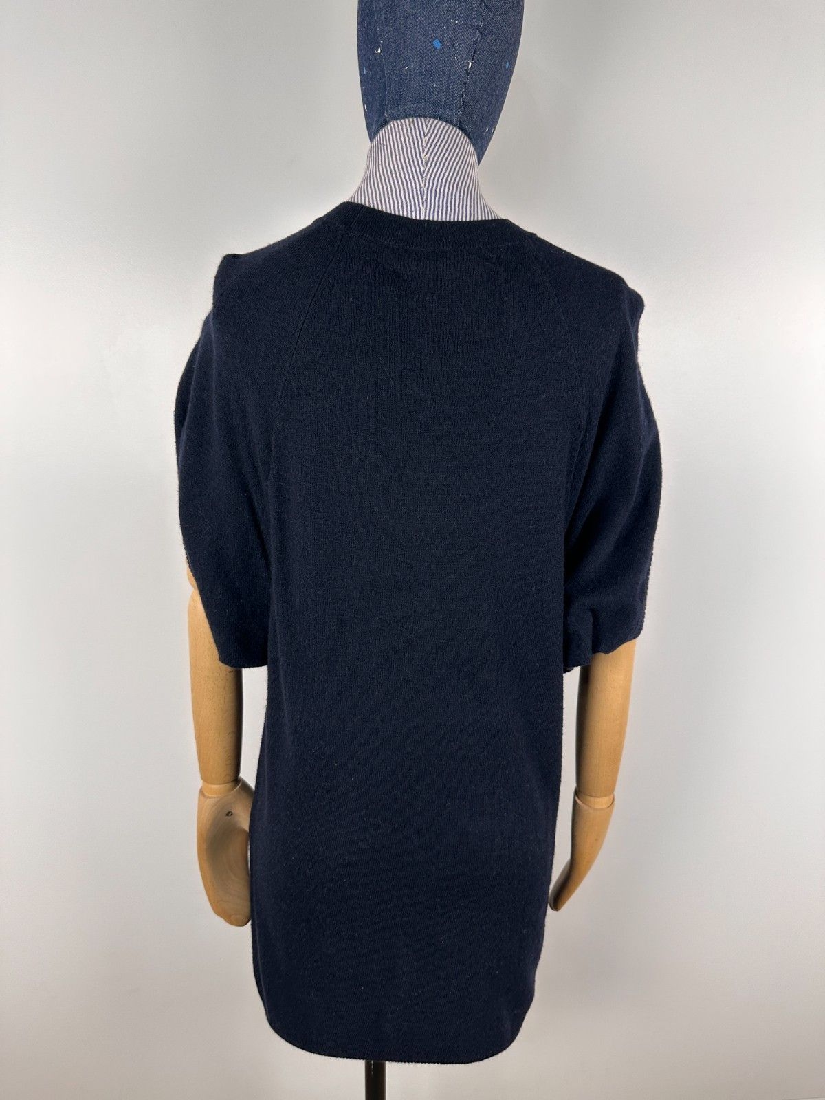 Allsaints All Saints Mini Dress Cotton Cashmere Black Size US2 Size XS / US 0-2 / IT 36-38 - 5 Thumbnail