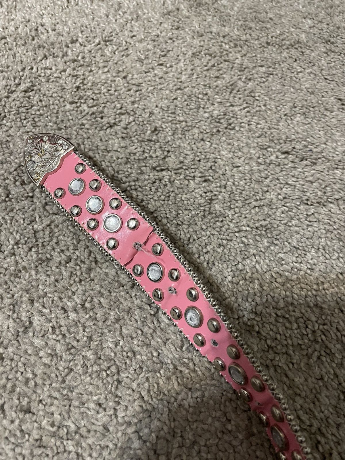 Other Y2K Style Rhinestone Studded Belt Horseshoe Buckle Size M Size ONE SIZE - 2 Thumbnail
