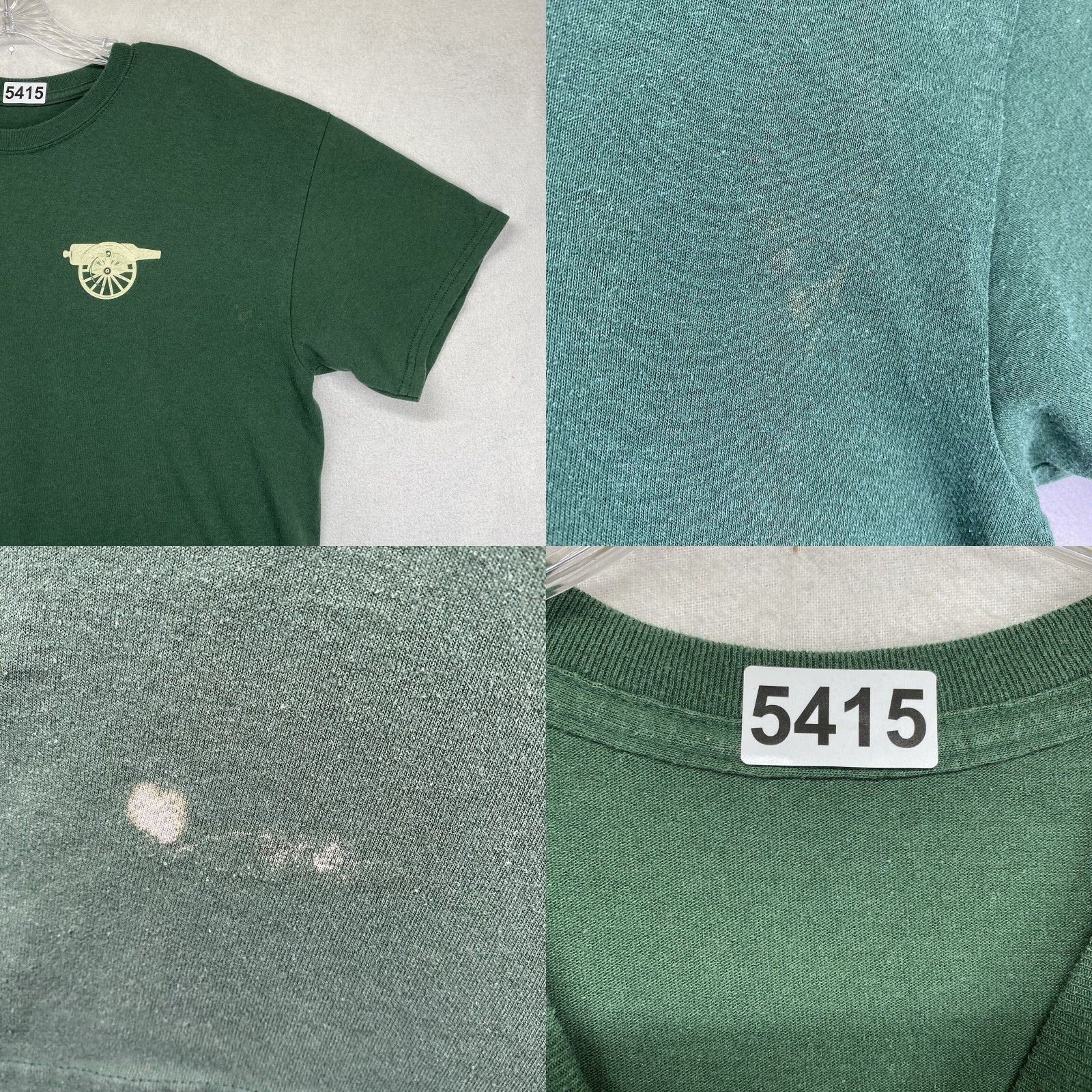 Vintage VINTAGE Jameson Irish Whiskey Promo T-Shirt Mens Medium Green Logo Short Sleeve Crew Neck 90s Style Men’s Shirt Size US M / EU 48-50 / 2 - 8 Thumbnail