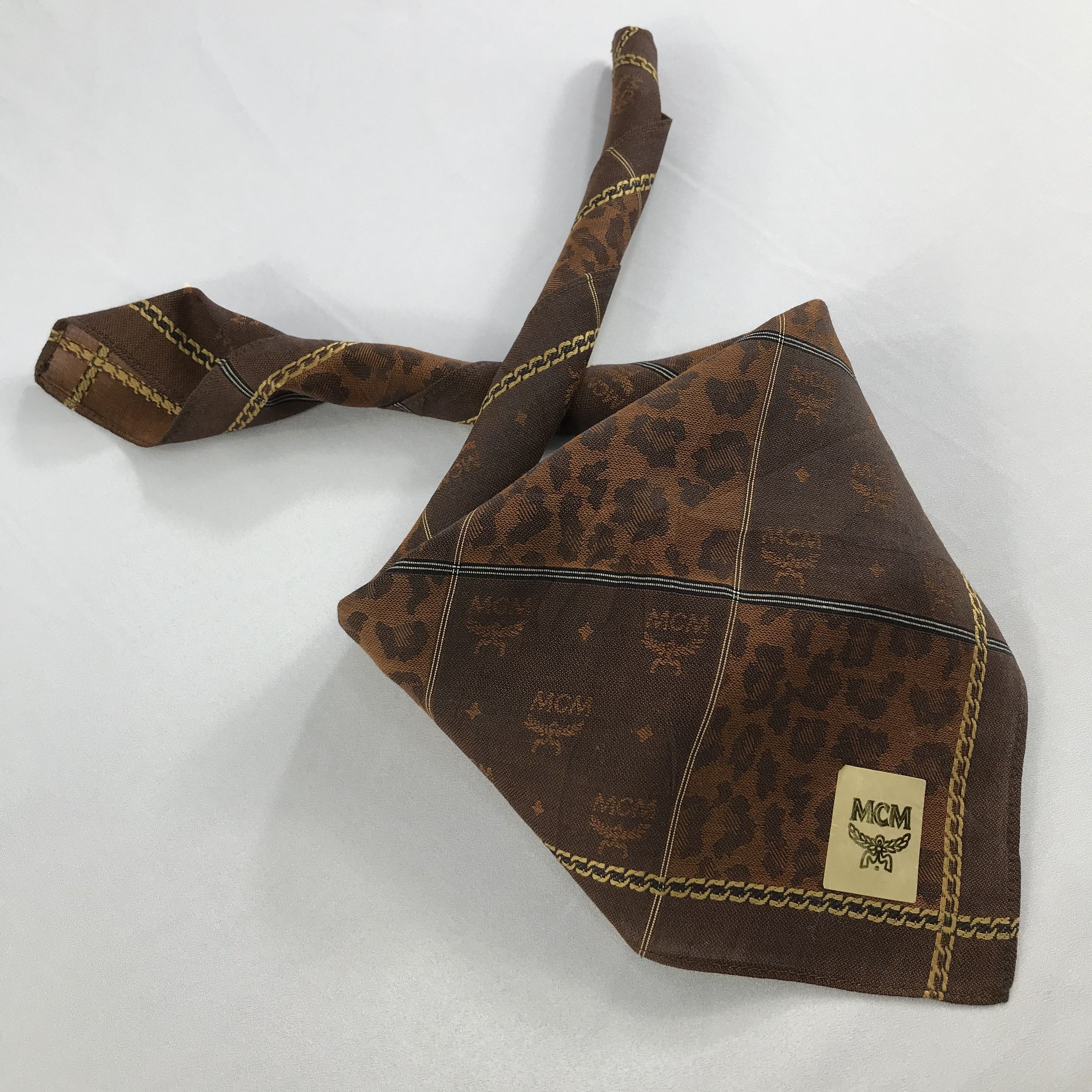 MCM × Vintage MCM Bandana / Handkerchief / Neckerchief - S2590 Size ONE SIZE - 4 Thumbnail