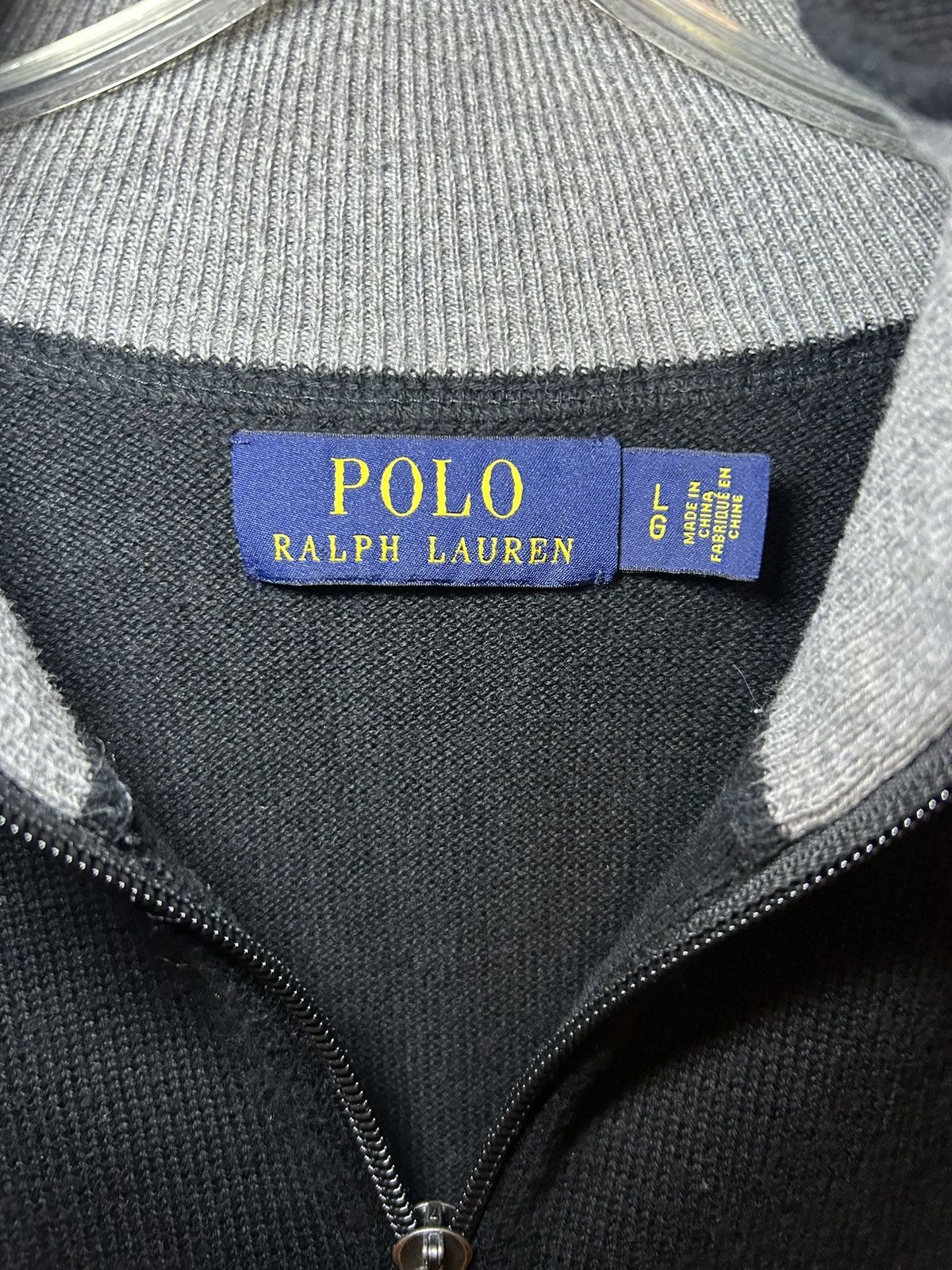 Polo Ralph Lauren Vintage Polo Ralph Lauren classic pony knit zip-up sweater Size US L / EU 52-54 / 3 - 3 Thumbnail