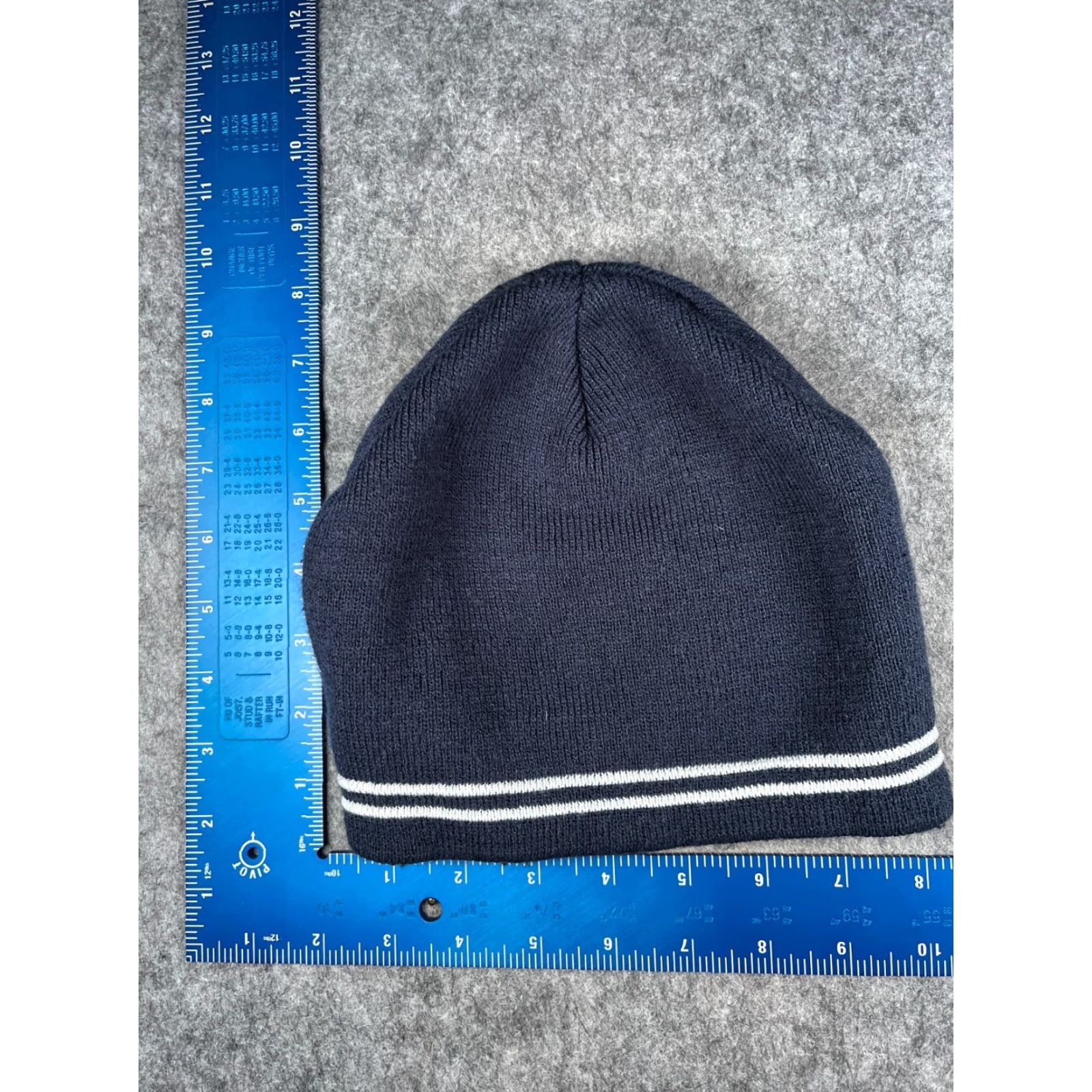Vintage Womack Machine Supply Co Beanie Toque Adult One Size Blue Knit 100% Acrylic Beanie/Cap Men Hat Knit Blue One Size Lightweight Outdoor Work Mens Size ONE SIZE - 3 Thumbnail