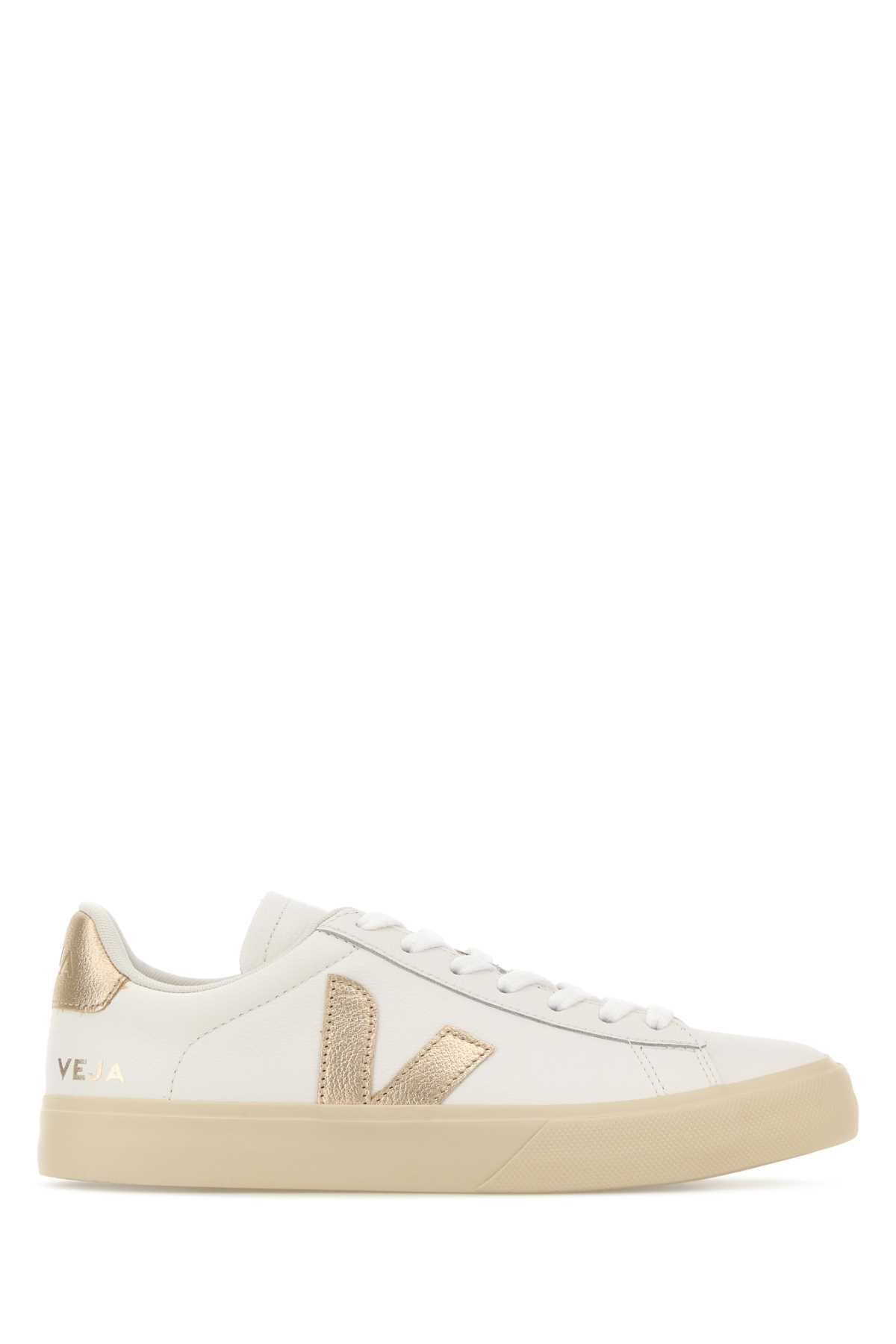 Veja White Leather Campo Sneakers Size US 9 / IT 39 - 1 Thumbnail