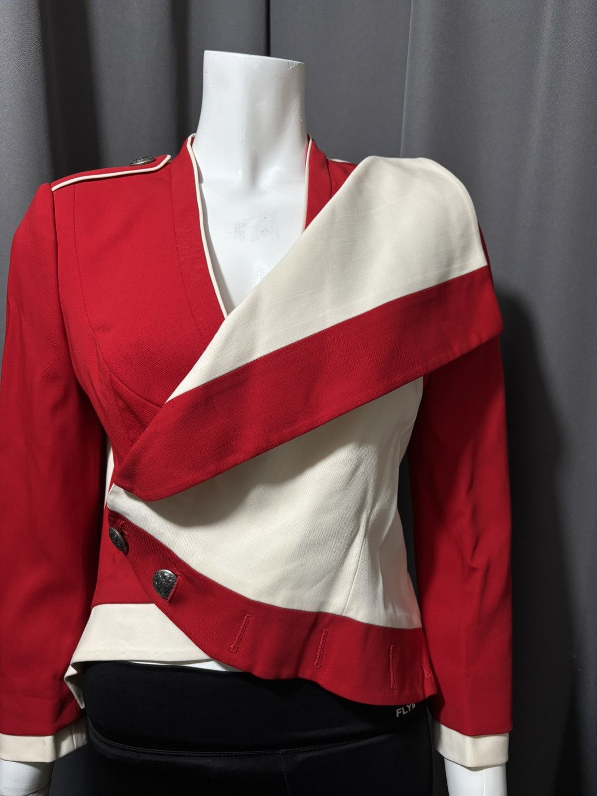 Alexander McQueen SS 2016 Runway Asymmetrical Sculptural Military-Insp Jacket Size M / US 6-8 / IT 42-44 - 6 Thumbnail